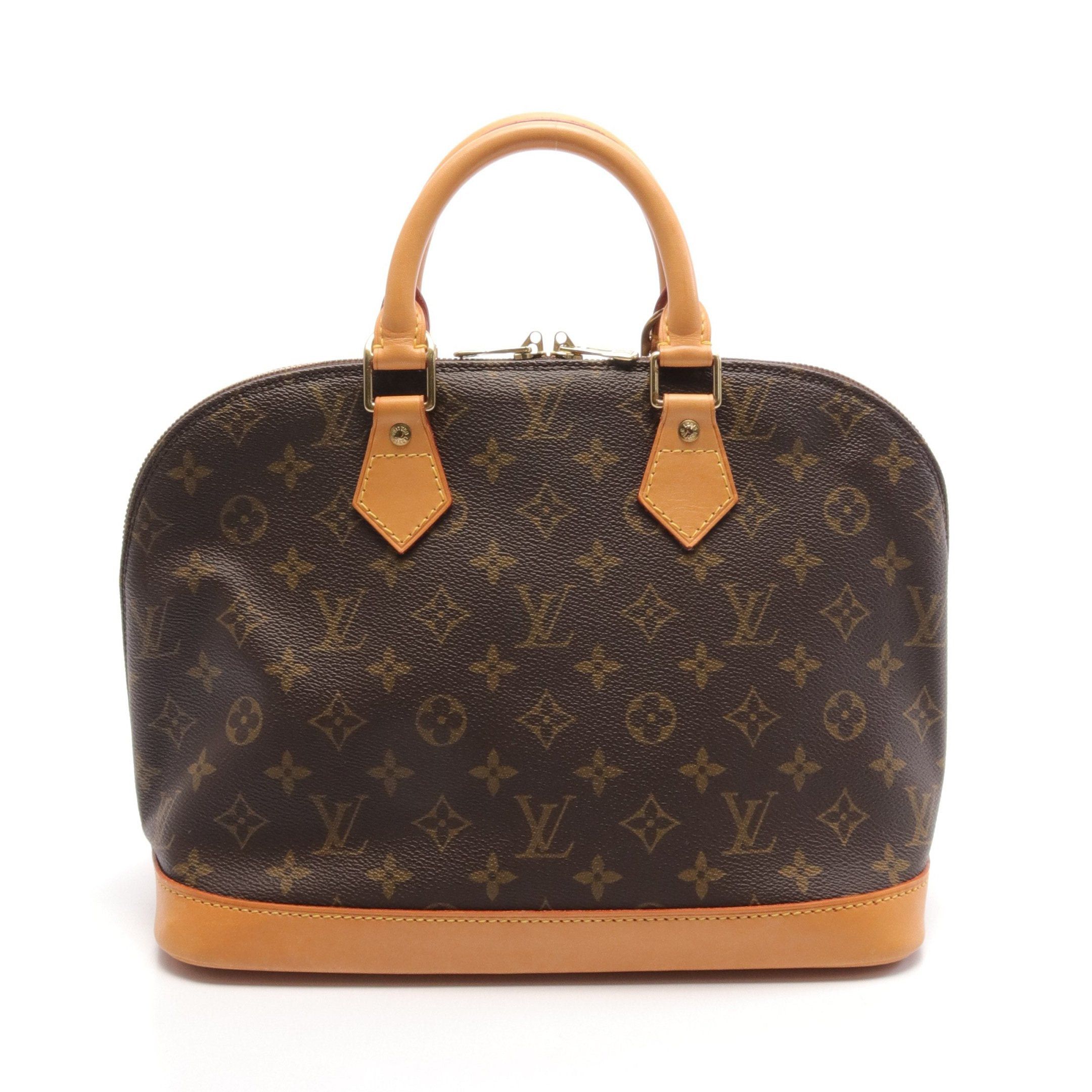 Louis Vuitton Louis Vuitton Alma Pm Monogram Handbag Leather Brown Size ONE SIZE - 1 Thumbnail