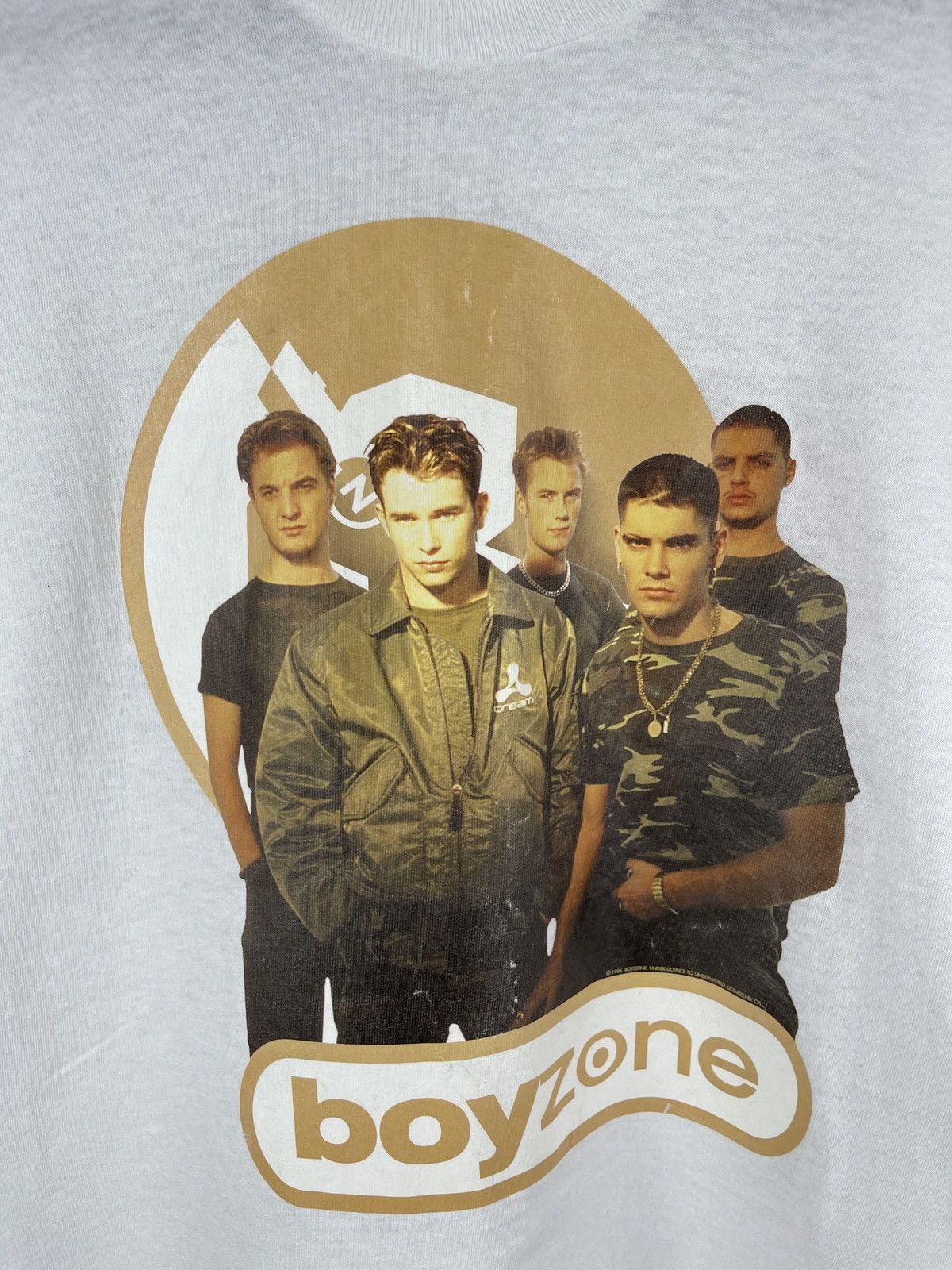 Band Tees Boyzone vintage 1996 Underwold band tee shirt rare Size US S / EU 44-46 / 1 - 6 Thumbnail