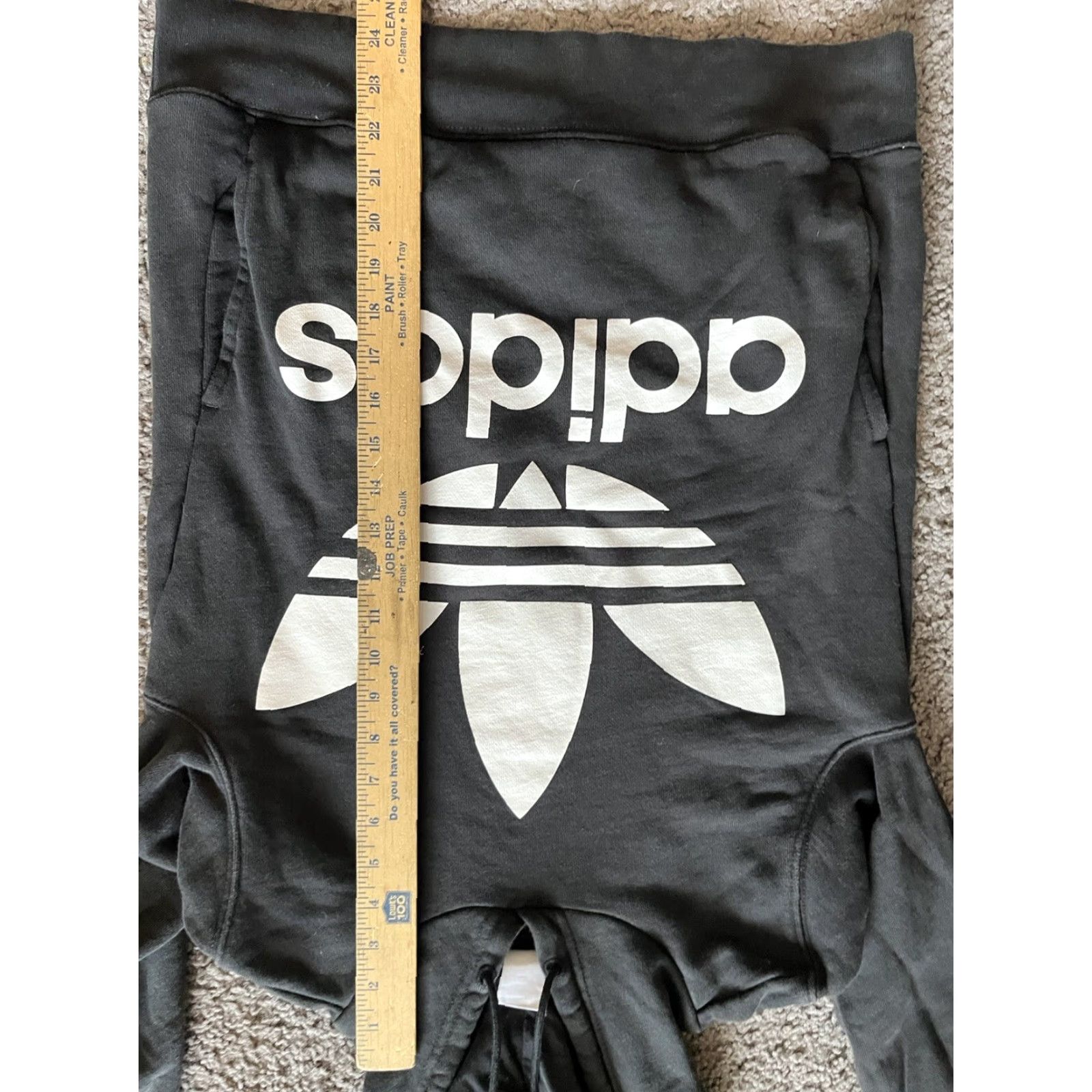 Adidas Adidas Hoodie Womens Small Black Pullover Trefoil Pullover Size S / US 4 / IT 40 - 5 Thumbnail