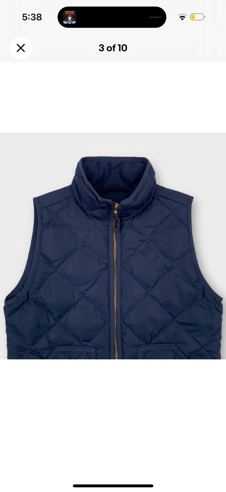J.Crew J.Crew Down Quilted Puffer Vest Size S / US 4 / IT 40 - 10 Thumbnail