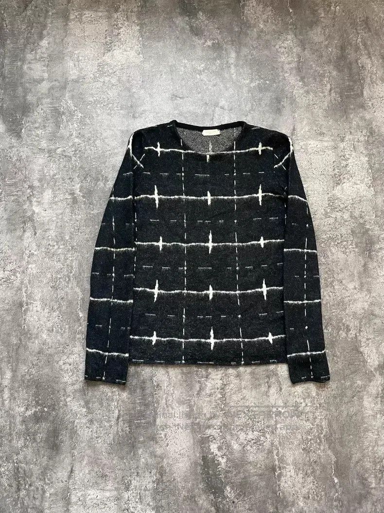 Saint Laurent Paris Saint Laurent Paris Cross Crucifix Mohair Sweater Size US XS / EU 42 / 0 - 1 Thumbnail