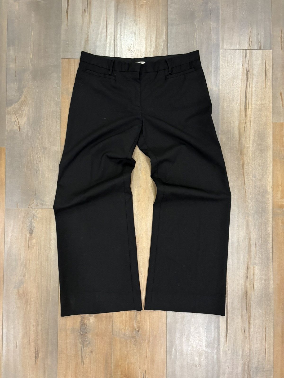 Miu Miu Miu Miu Low-Rise Flared Slacks - Y2K Size 32" / US 10 / IT 46 - 1 Thumbnail