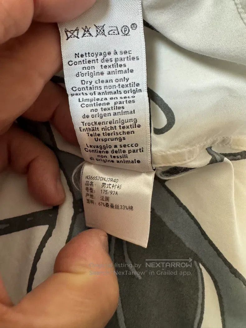 Hermes Hermes Silk shirt Size US XXS / EU 40 - 9 Thumbnail