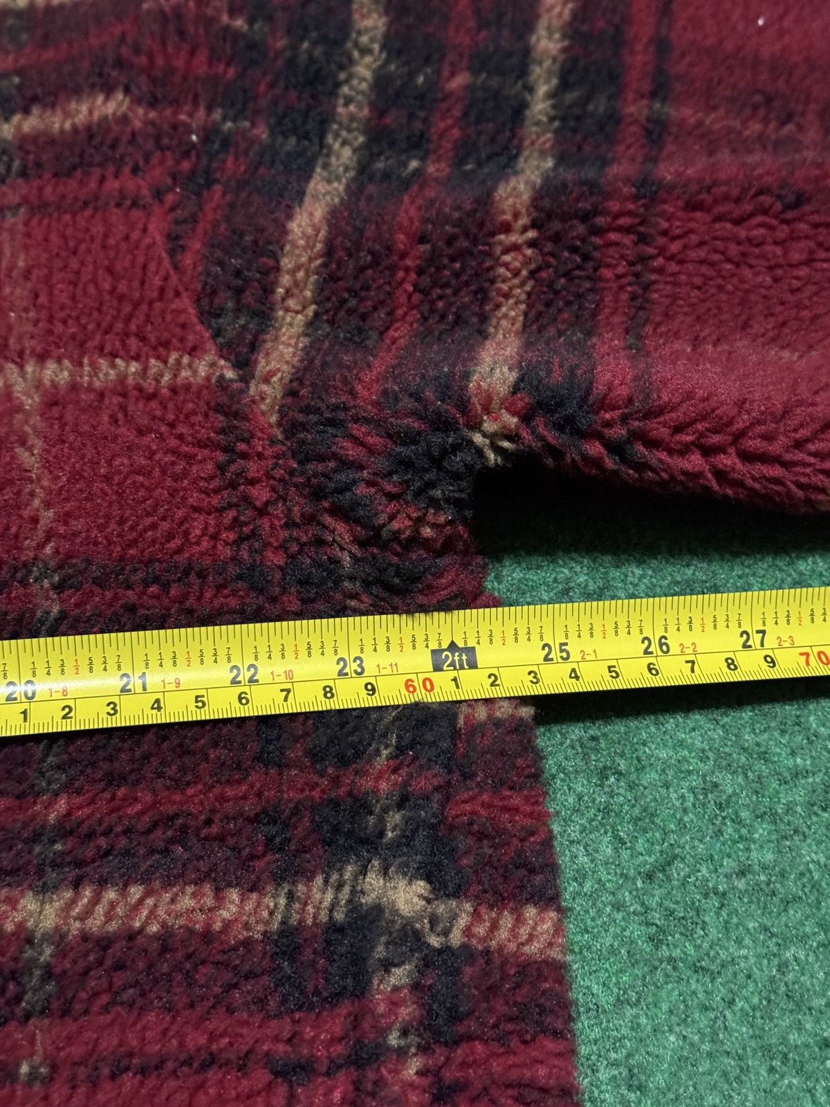 Woolrich Woolen Mills Woolrich Sherpa Fleece Plaid Zendura Pile L 1/4 Zip Jacket Size US L / EU 52-54 / 3 - 8 Thumbnail