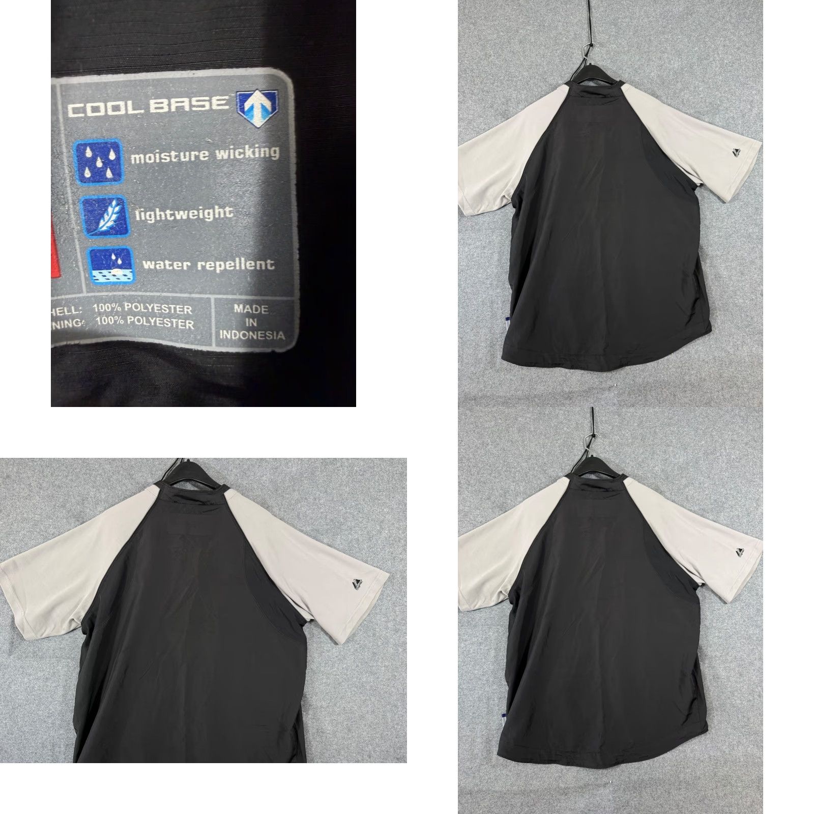 Vintage Majestic Baseball Wind Shirt Mens M Black White 1/4 Zip Moisture Wicking Lined Raglan Short Sleeve Pullover Size US M / EU 48-50 / 2 - 8 Thumbnail