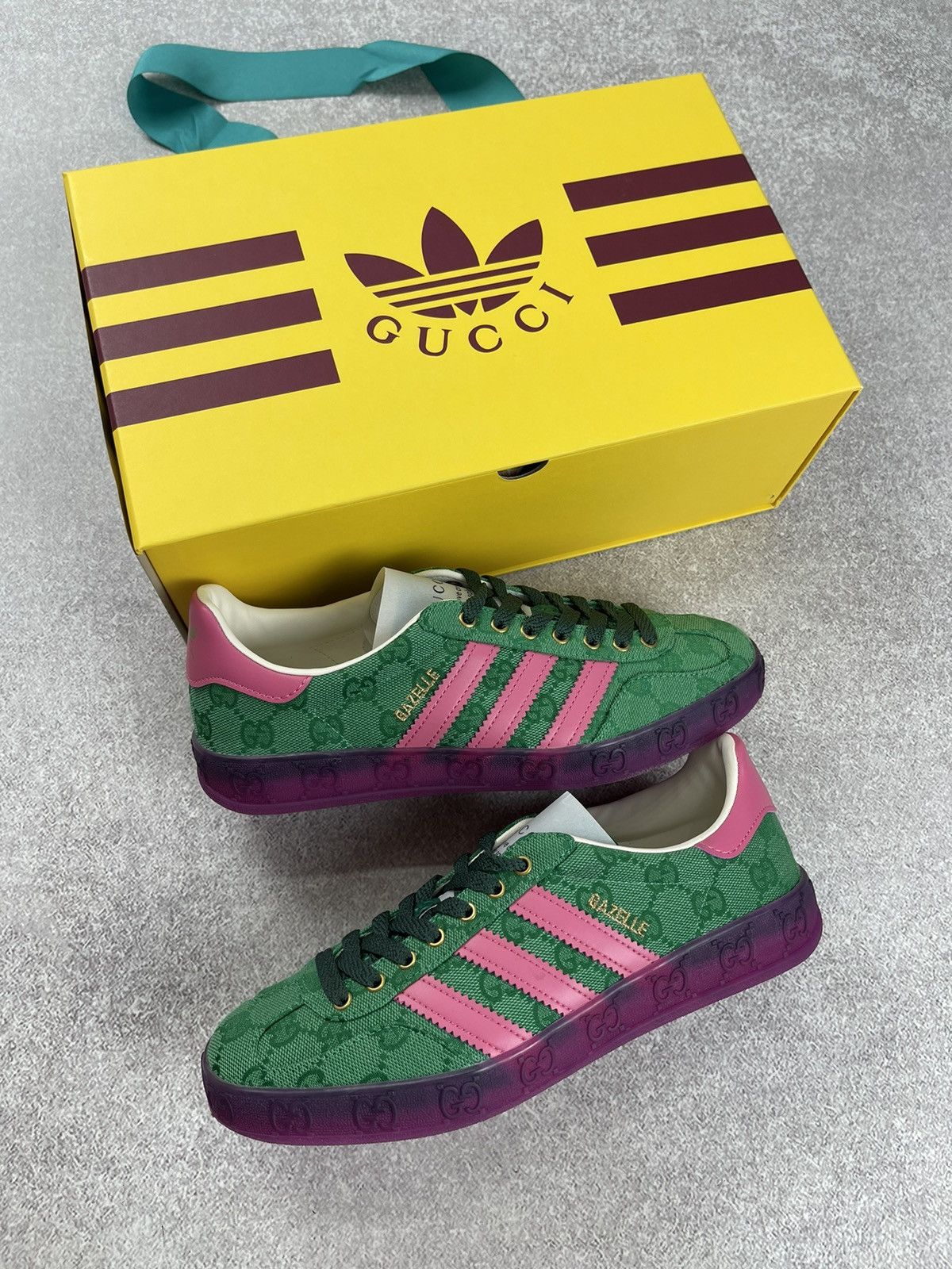Adidas × Gucci Adidas x Gucci ZX 8000 Beige GG Monogram Size 39 1
