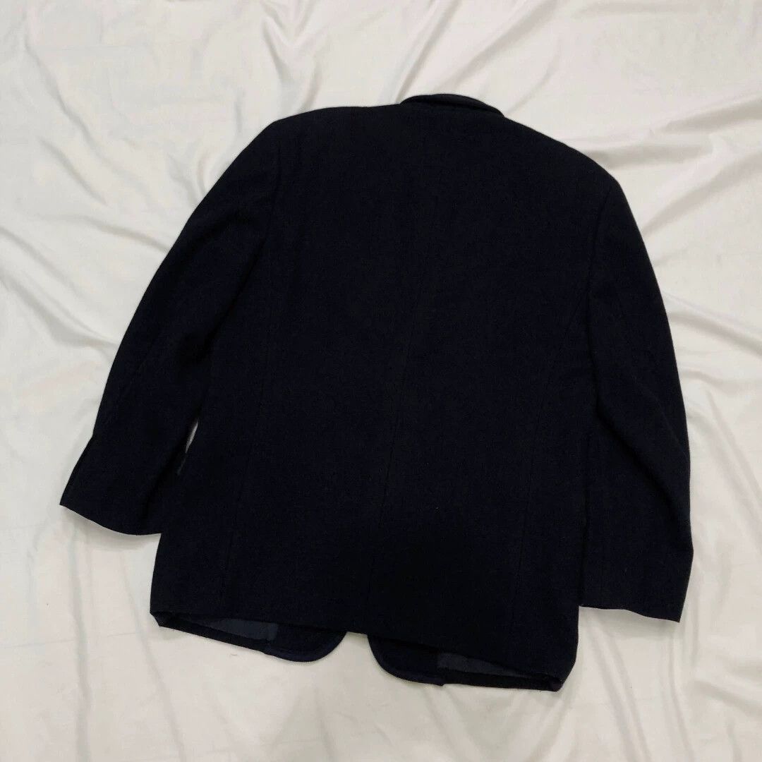 Comme des Garcons CDG Homme Plus 1991AW Double-Faced Wool Jacket Black-Blue Size US S / EU 44-46 / 1 - 6 Thumbnail