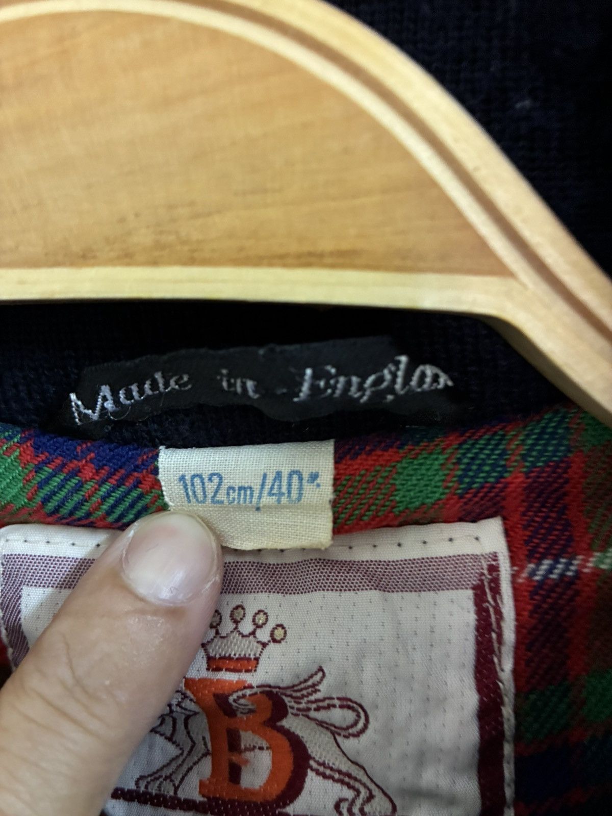 Baracuta Vintage 80s Baracuta Cashmere wool jacket Size US L / EU 52-54 / 3 - 7 Thumbnail