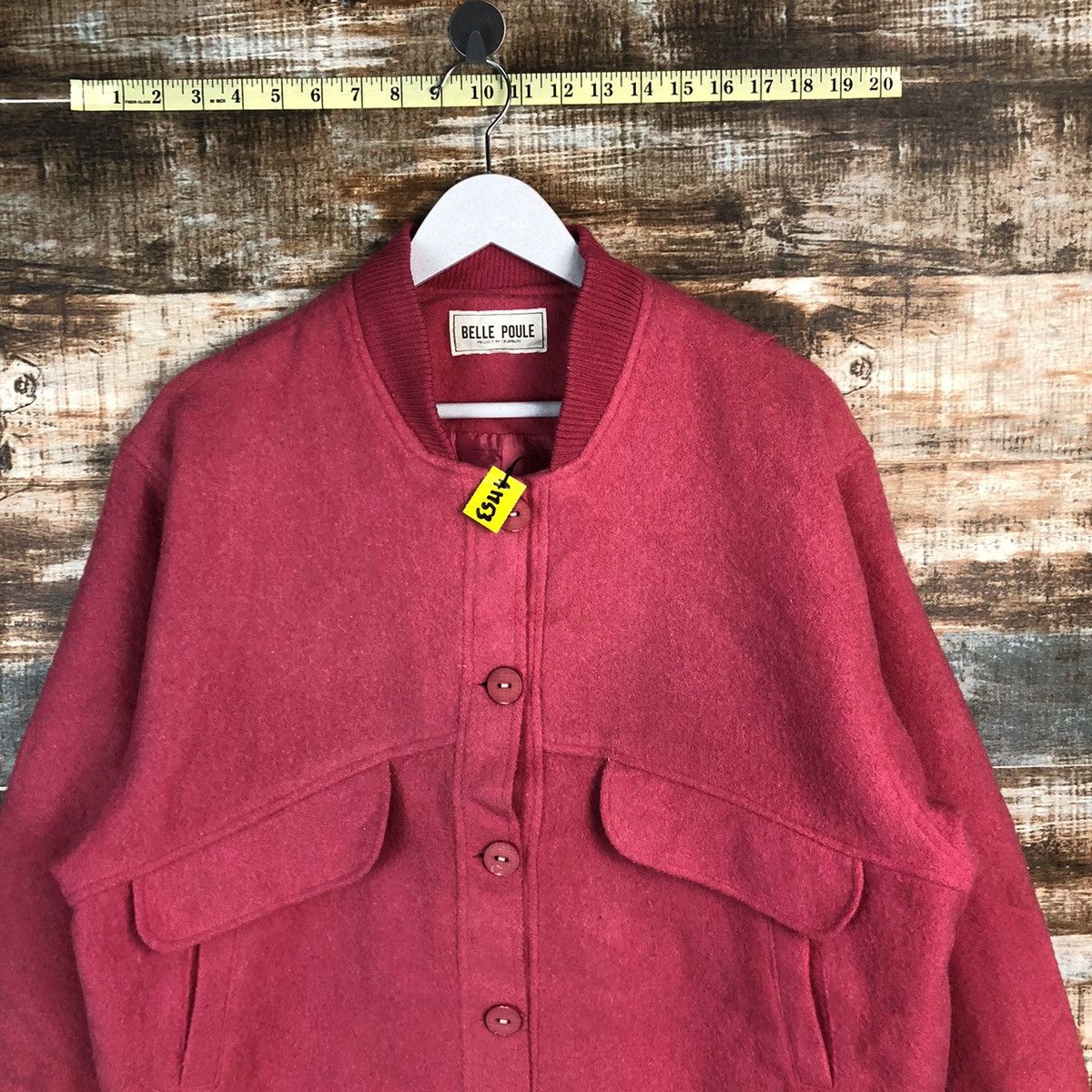 Japanese Brand DLL Belle Poule Pink Bombers Jacket #A1753 Size US M / EU 48-50 / 2 - 5 Thumbnail