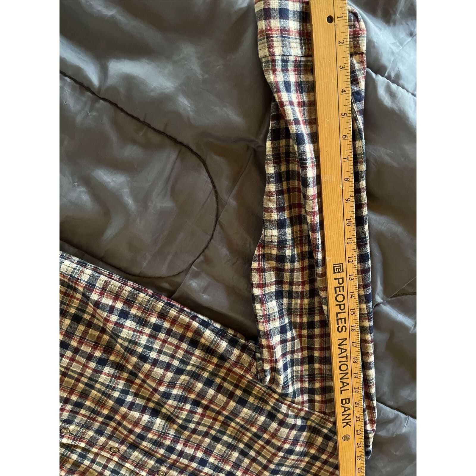 Pendleton Pendleton Mens M Red White Blue Check Button Down Wool Shirt Size US M / EU 48-50 / 2 - 15 Thumbnail