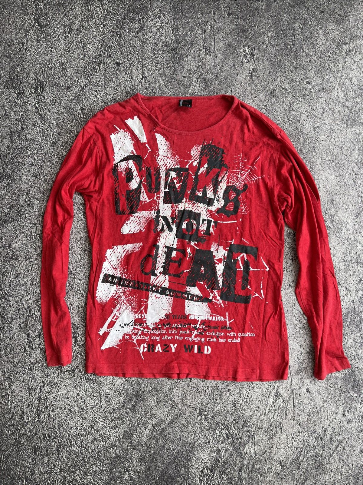 Japanese Brand Y2K The Breakers Punk long sleeve Size US L / EU 52-54 / 3 - 1 Thumbnail