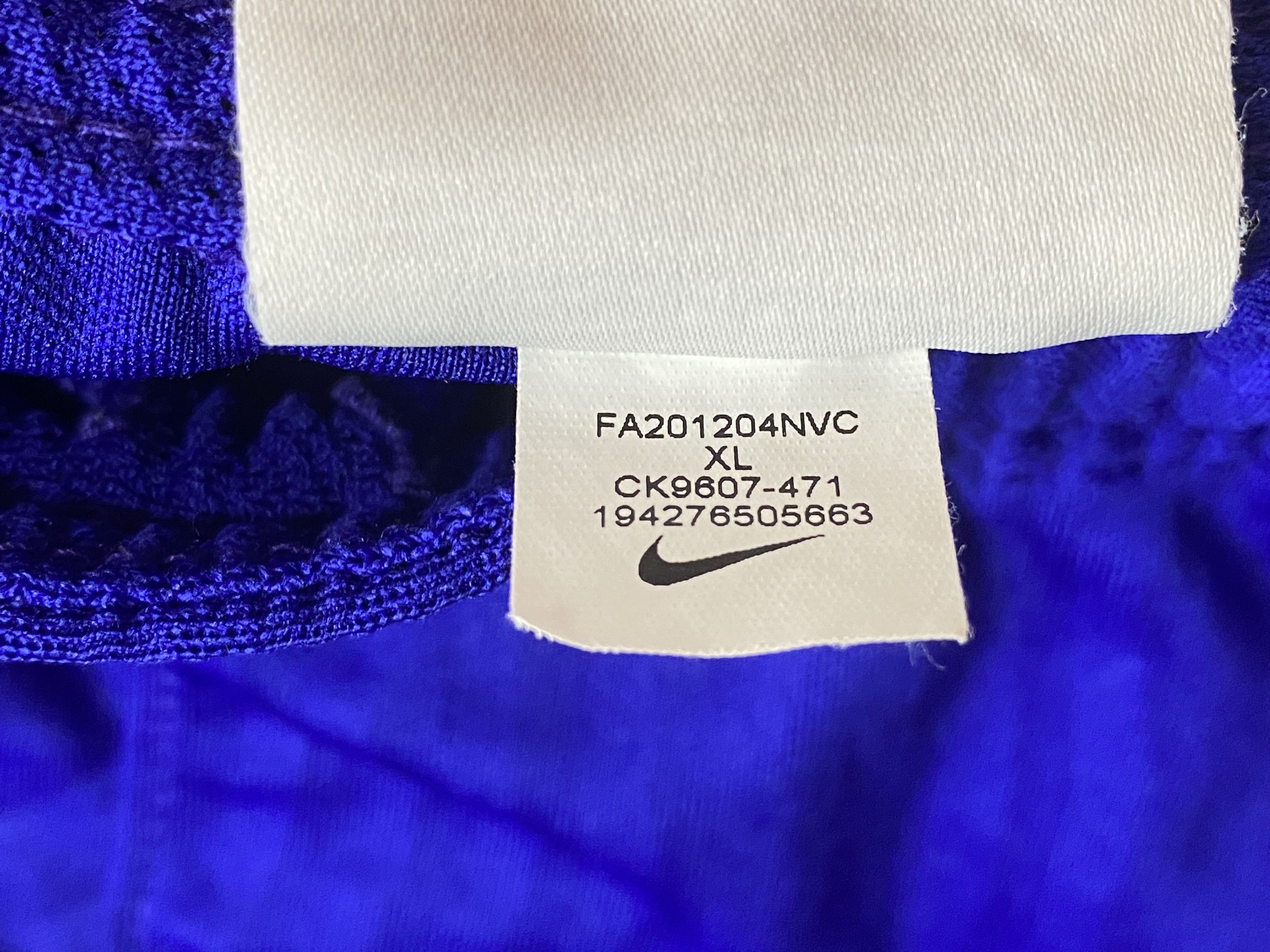 Nike CHELSEA 2020 2021 TRAINING FOOTBALL SOCCER SHORTS DRY STRIKE Size US 34 / EU 50 - 6 Thumbnail