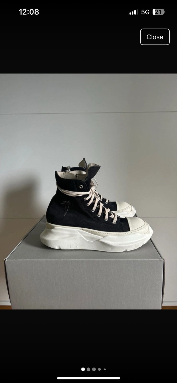 Rick Owens Abstract Sneakers | Grailed
