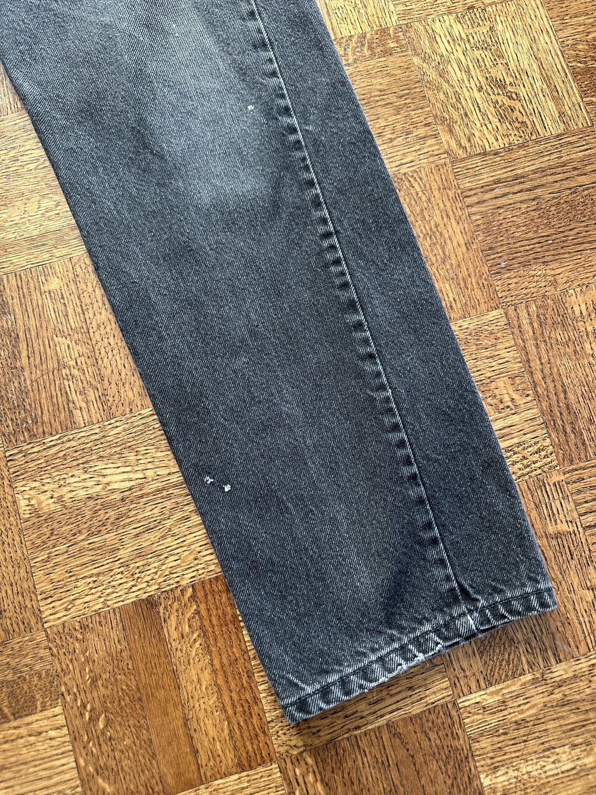 Levi's Vintage 90s Levi's Orange Tab Faded Black Denim Jeans Size US 36 / EU 52 - 6 Thumbnail
