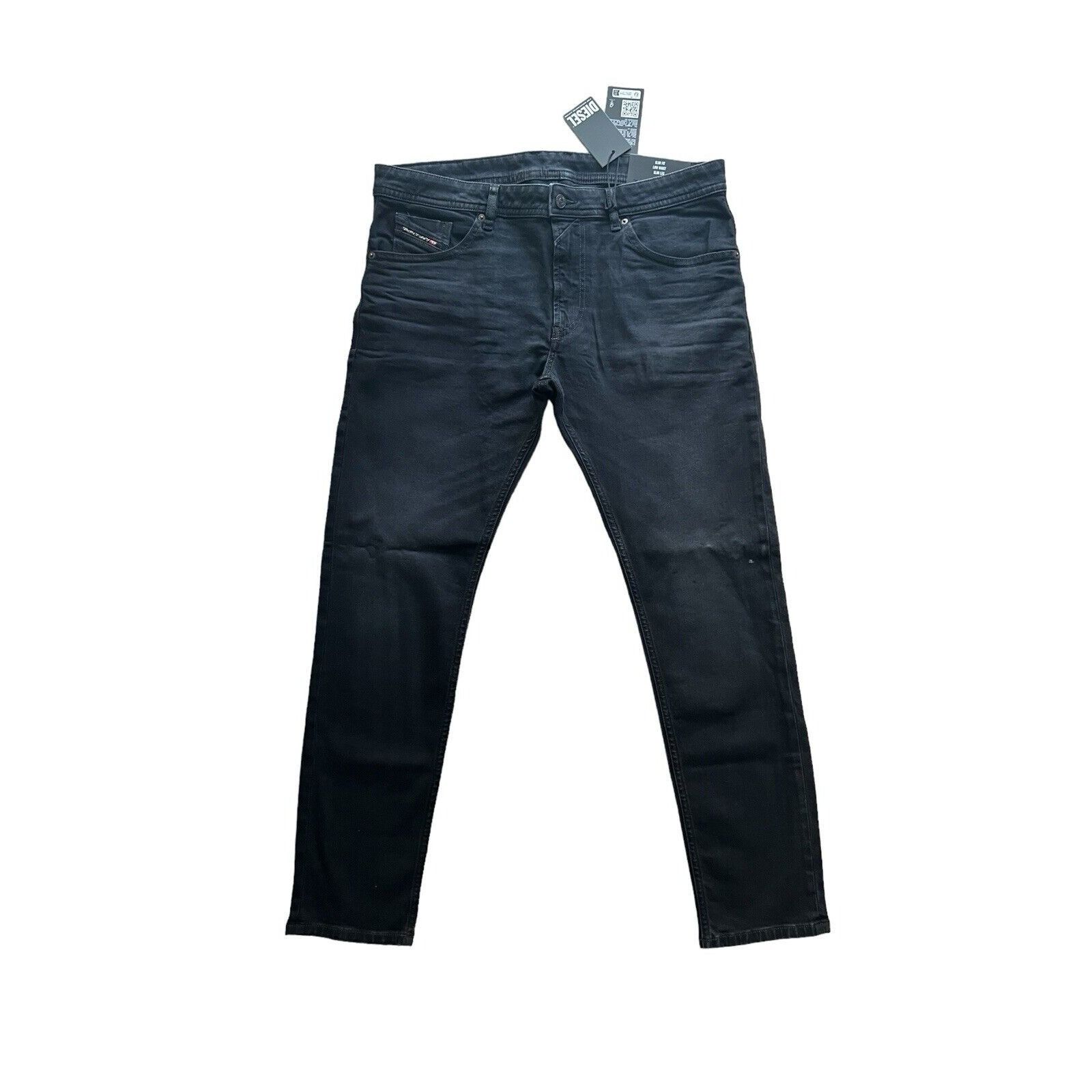 Mens Denim Diesel Thommer Jeans Grey Diesel Mens Thommer Slim Fit