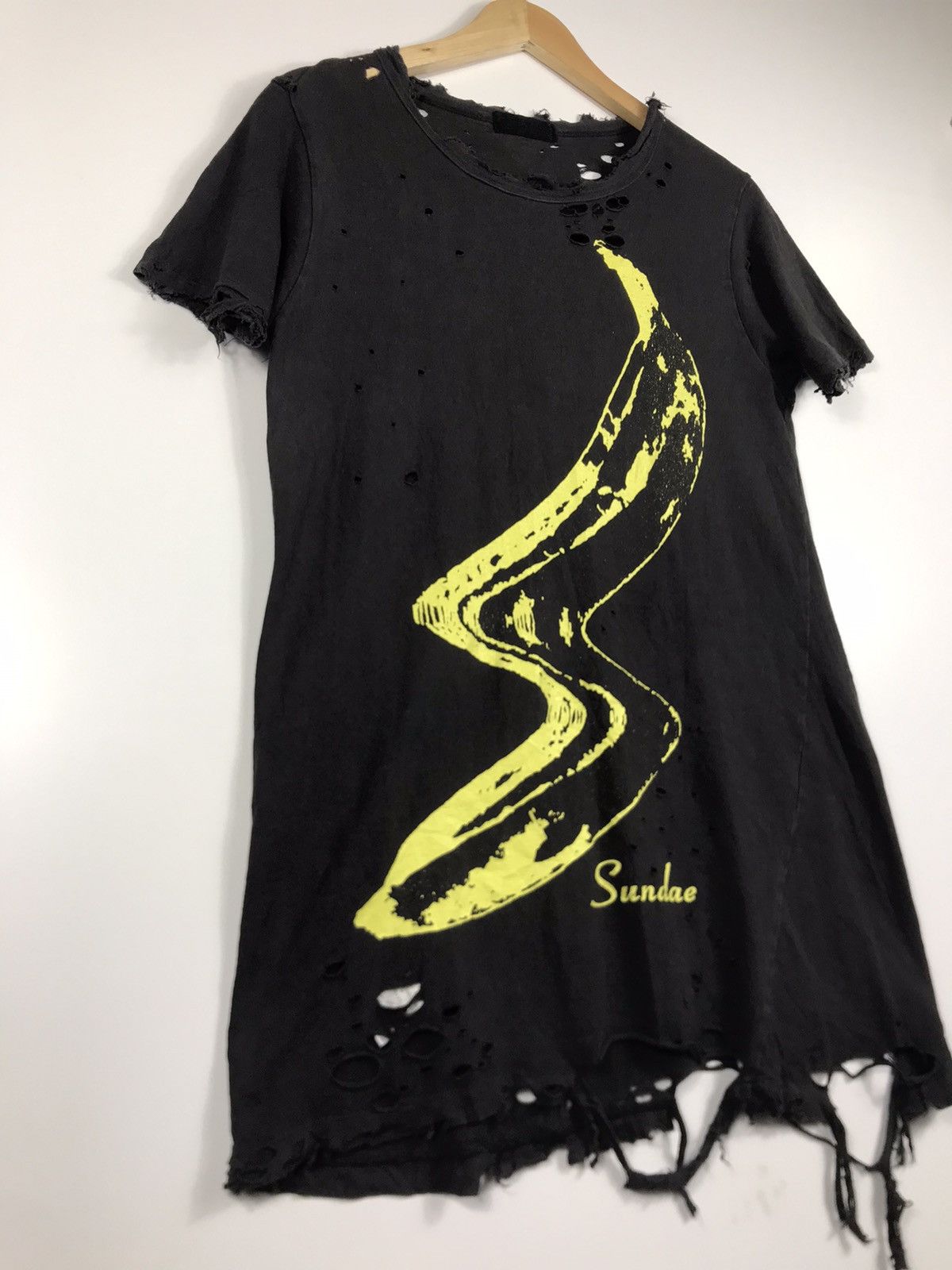 Japanese Brand ⚡️RNA inc Sundae Distressed Style Long Shirt Size M / US 6-8 / IT 42-44 - 2 Thumbnail