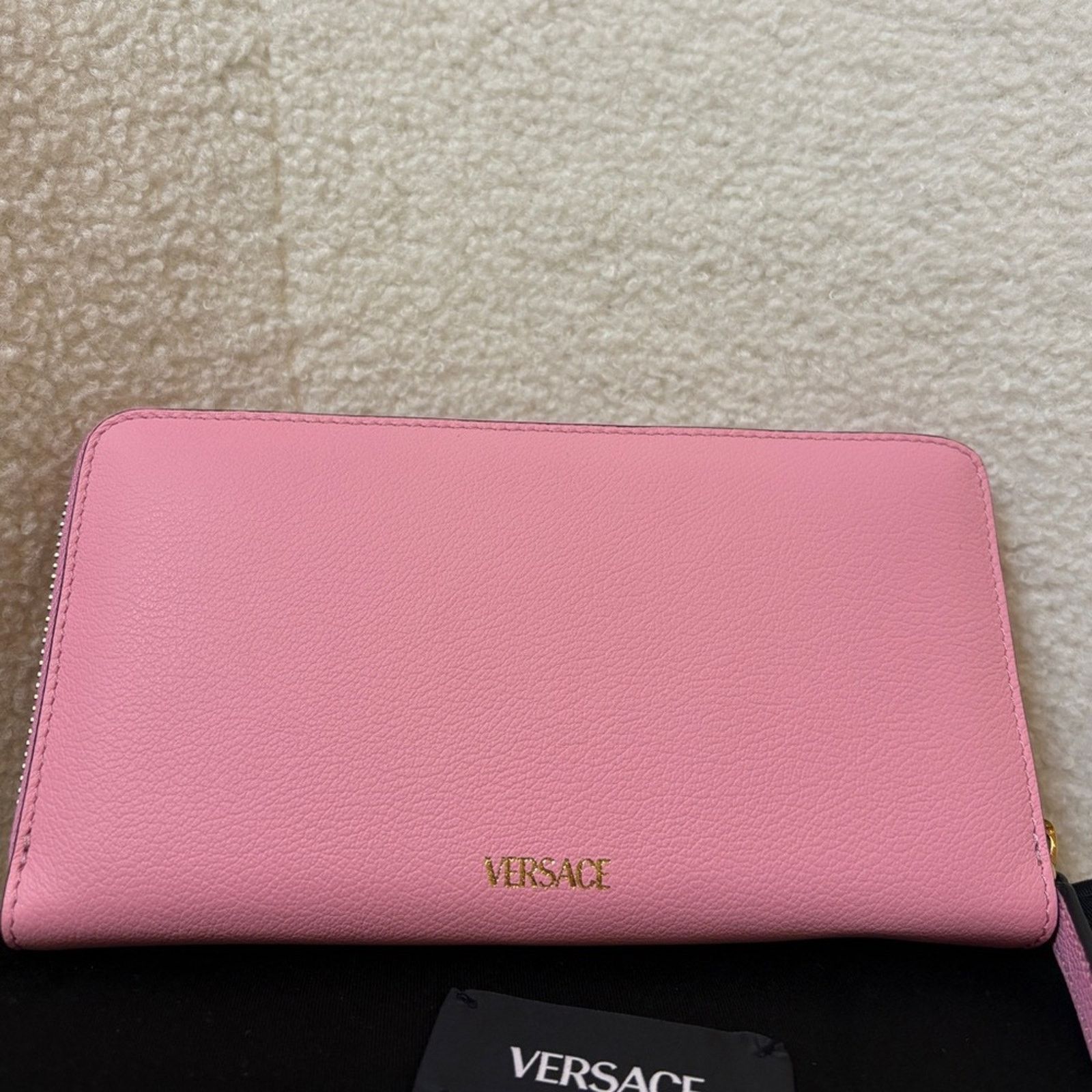 Versace Versace Medusa Pink Zip-Around Wallet Size ONE SIZE - 4 Thumbnail