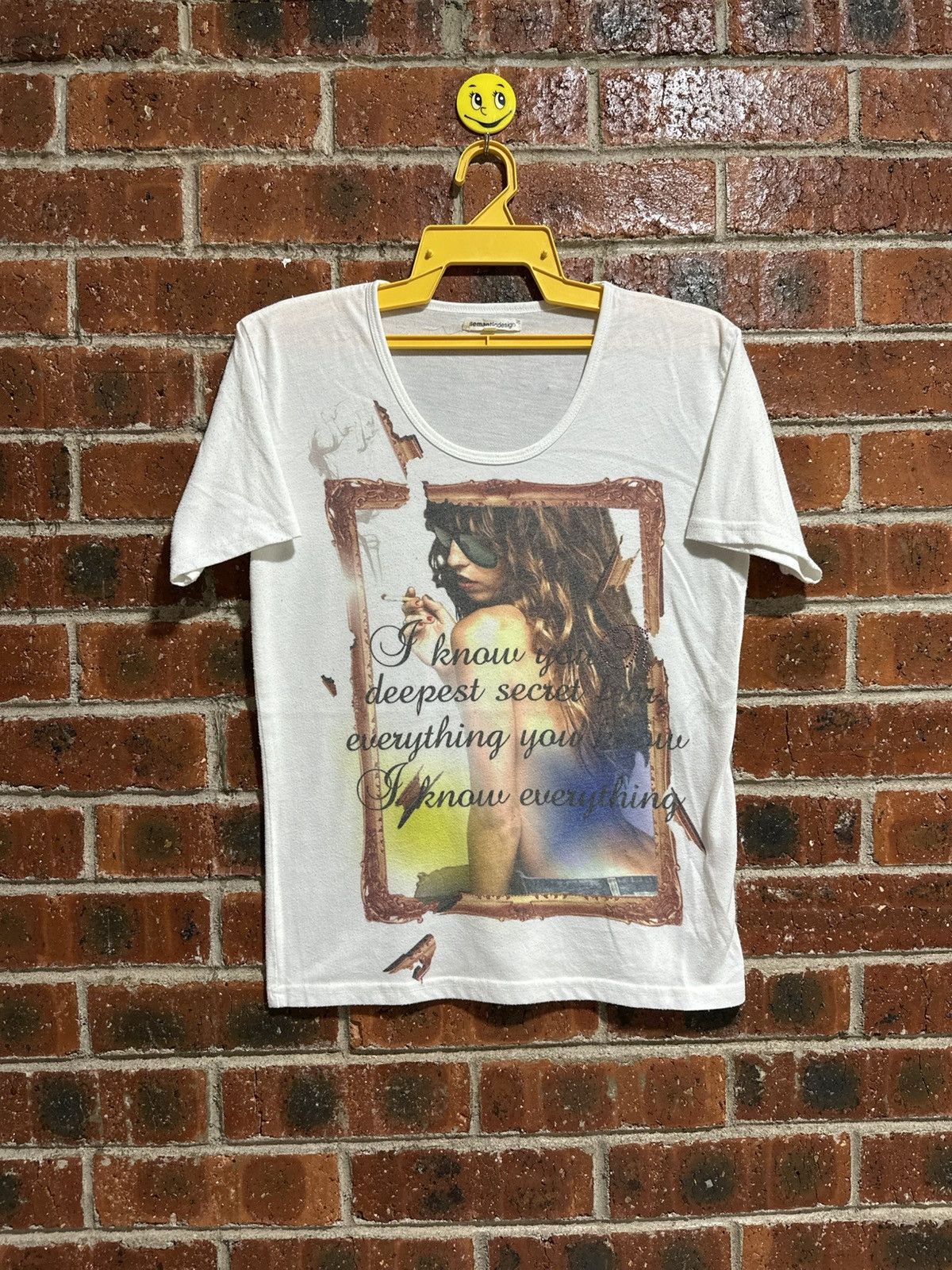 Japanese Brand × Vintage × semanticdesign Vintage Semantics Design Girl PhotoTee Faded Tee Size M / US 6-8 / IT 42-44 - 1 Thumbnail