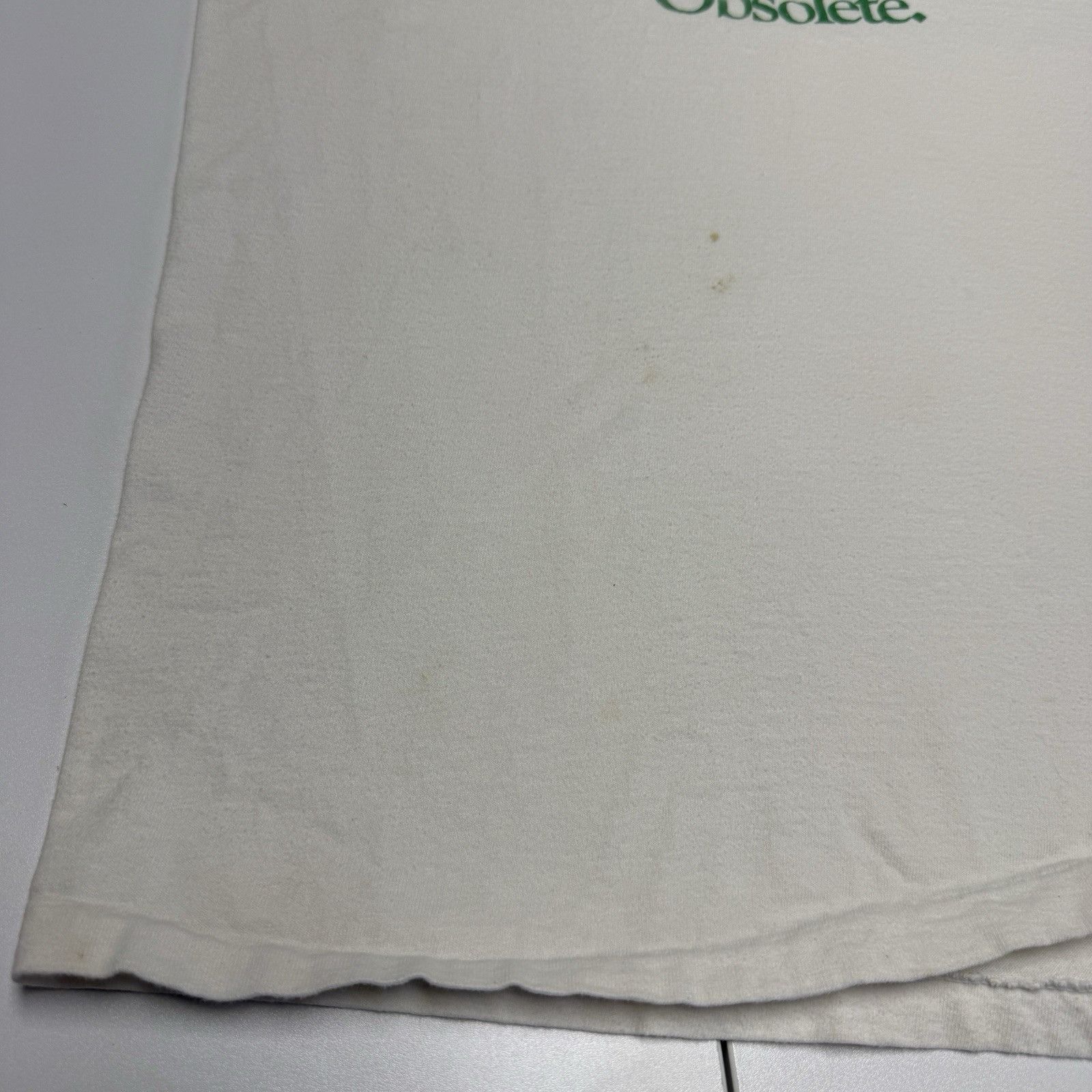 Vintage Vintage 90s Technology T Shirt Mens Medium White Size US M / EU 48-50 / 2 - 7 Thumbnail