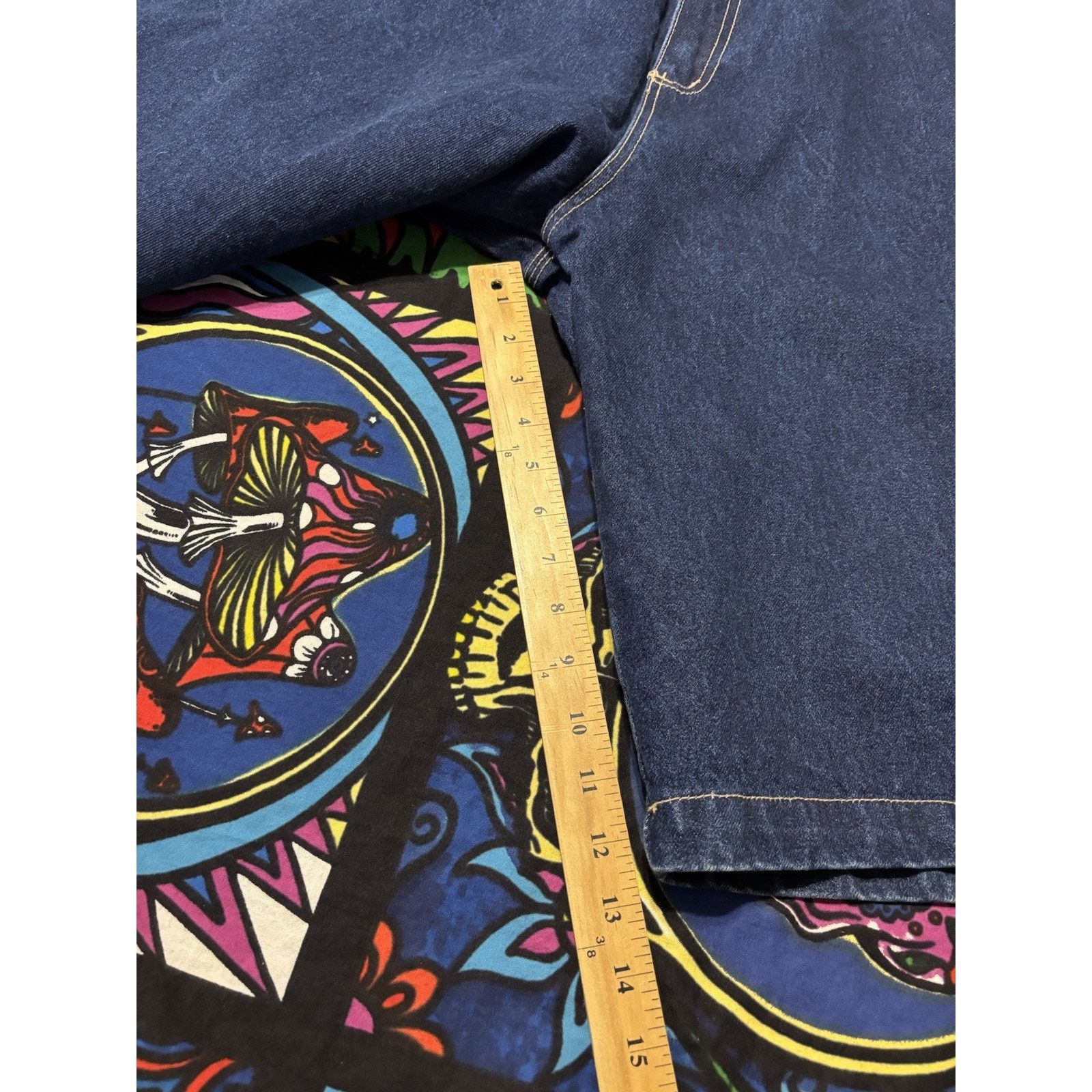 Other Vintage y2k southpole denim NWT 50 x 13 jorts shorts Size US 28 / EU 44 - 7 Thumbnail