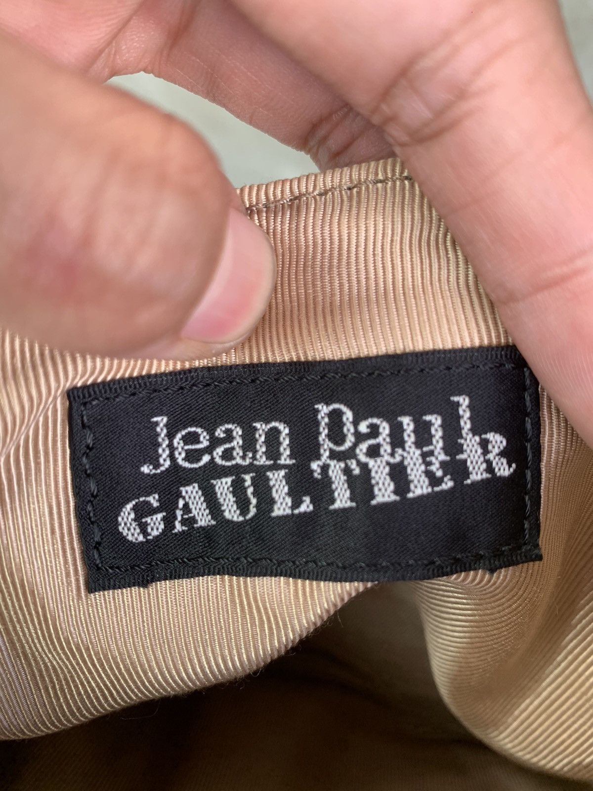Jean Paul Gaultier Metal Plate Leather Shoulder Bag Size ONE SIZE - 7 Thumbnail