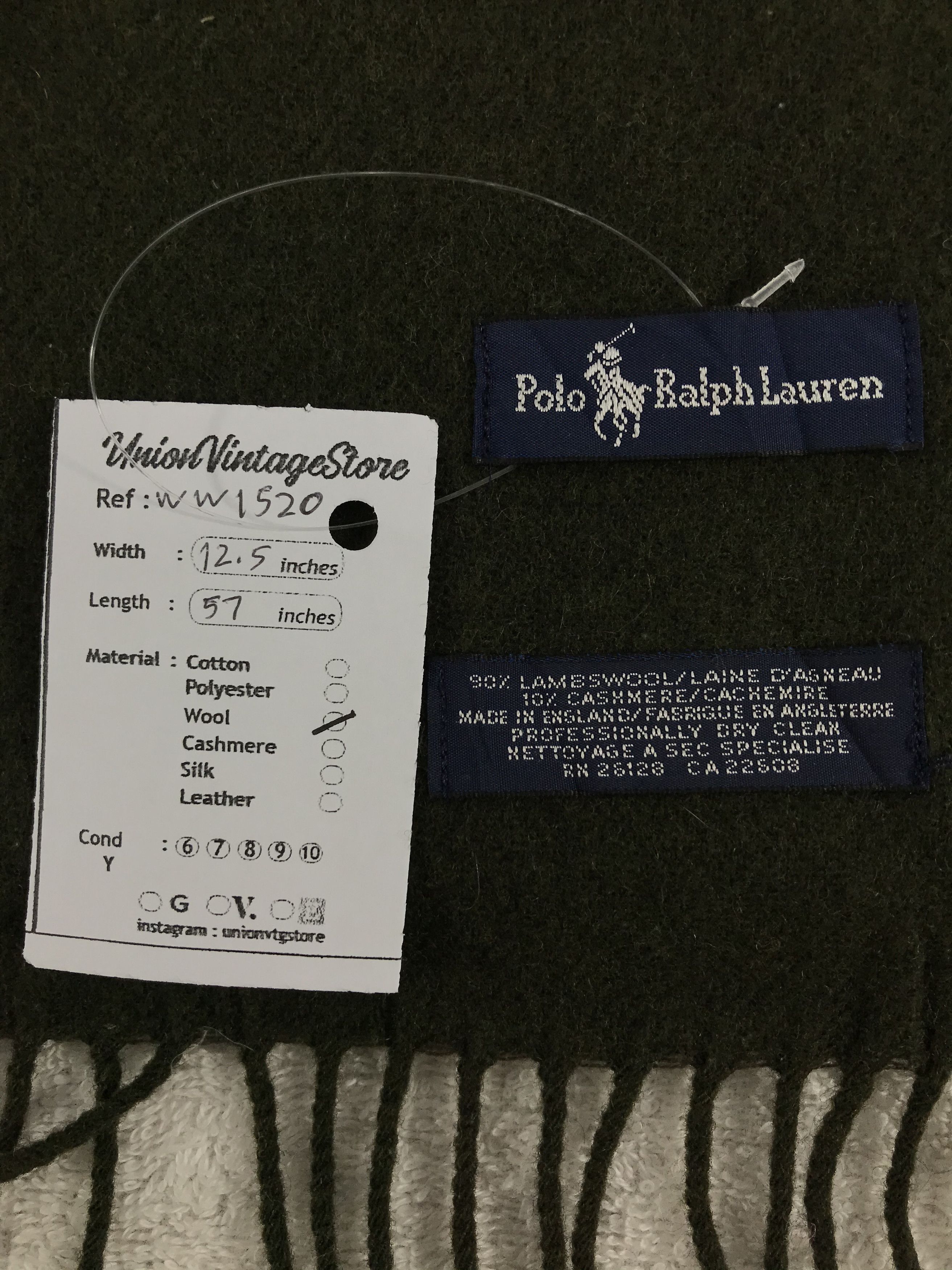 Polo Ralph Lauren × Vintage Polo Ralph Lauren Scarf / Muffler / Neckwear - WW1520 Size ONE SIZE - 5 Thumbnail