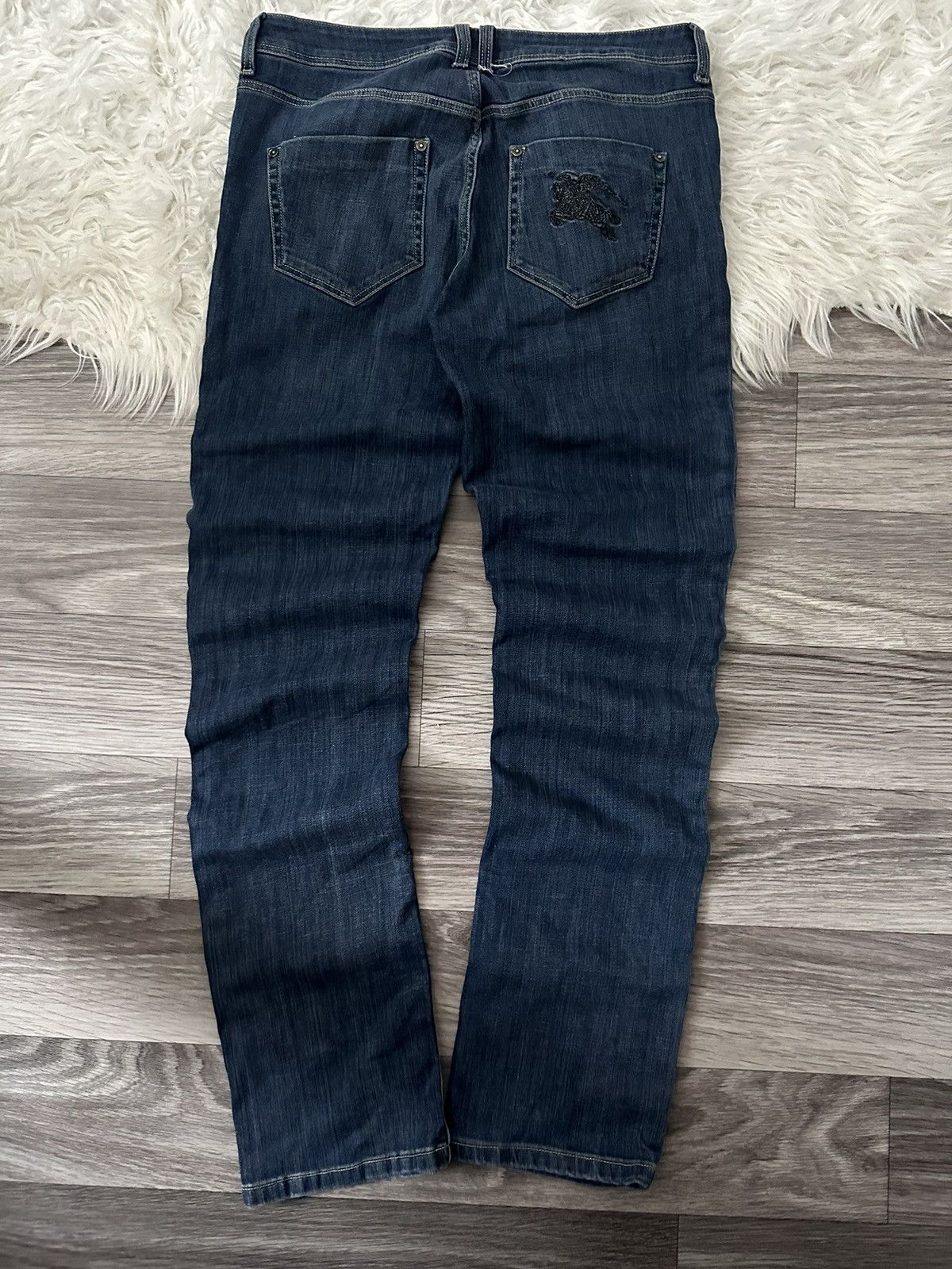 Burberry Burberry Brit Vintage Blue Big Logo Denim size S luxury Size US 30 / EU 46 - 1 Thumbnail