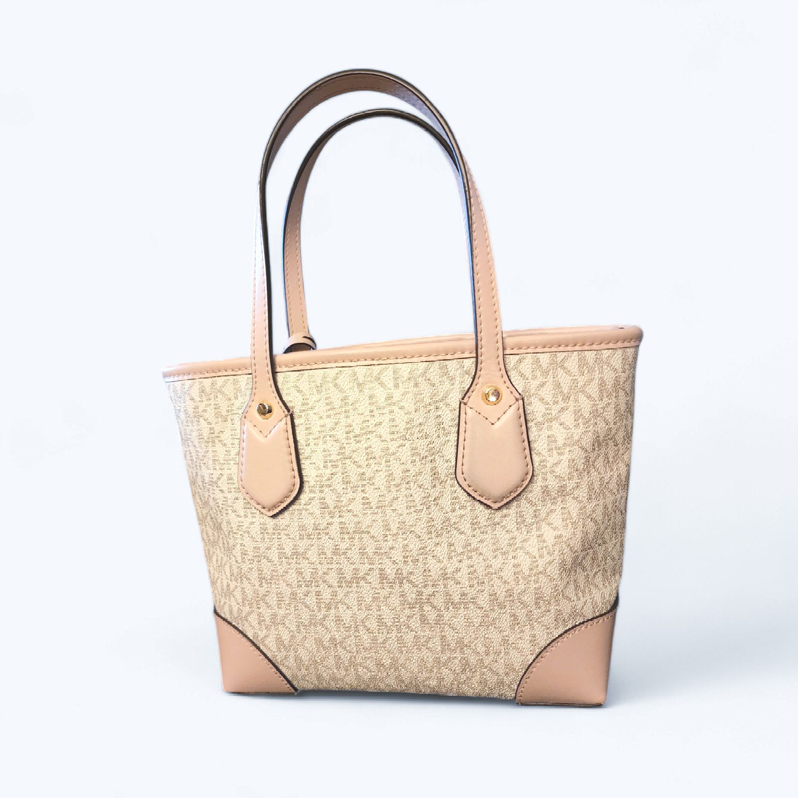 Michael Kors Michael Kors Eva small Handbag coated canvas and leather Size ONE SIZE - 2 Thumbnail