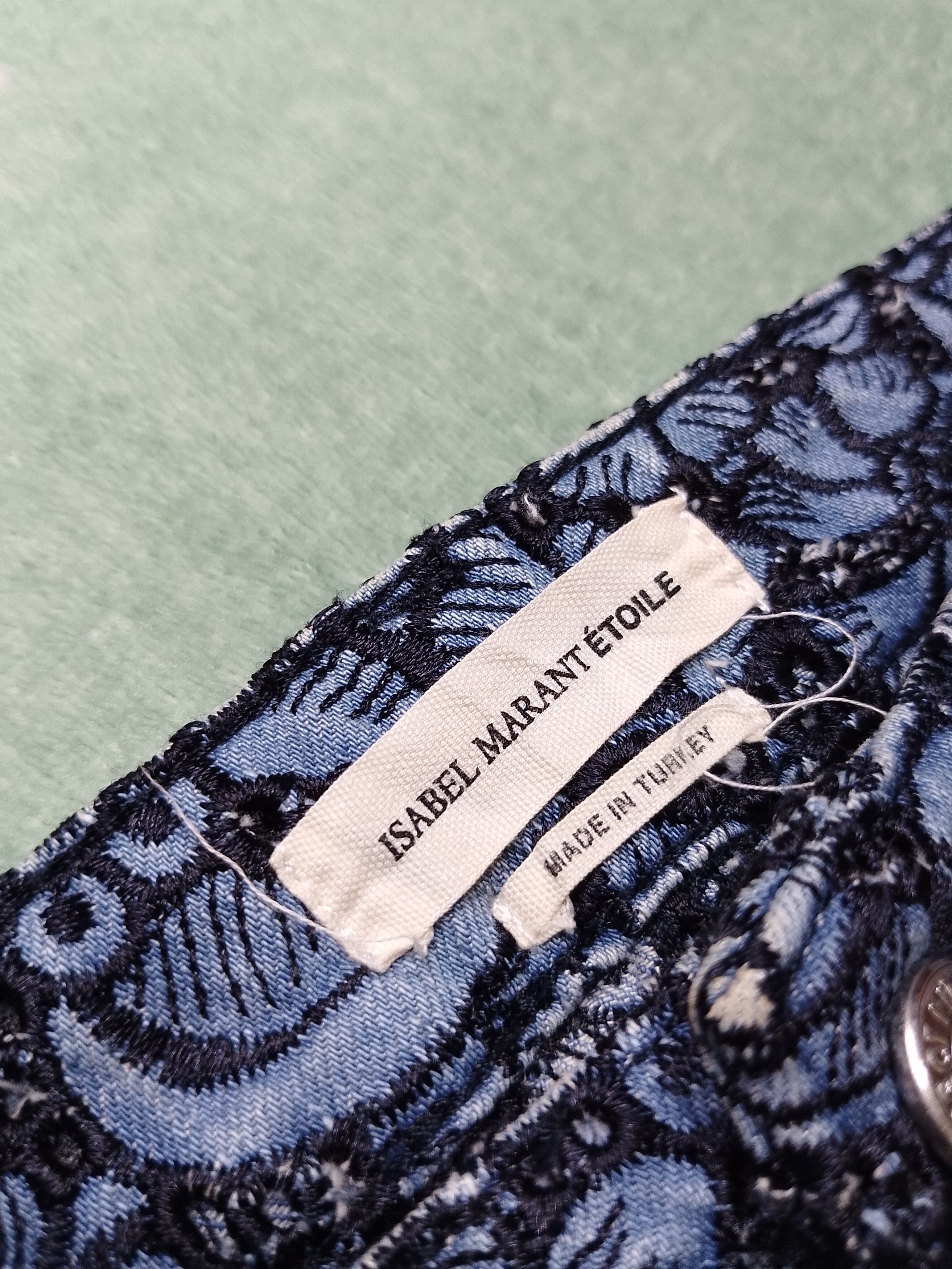 Isabel Marant × Isabel Marant Etoile Isabel Marant Etoile Full Flower Embroidery Size 29" - 3 Thumbnail