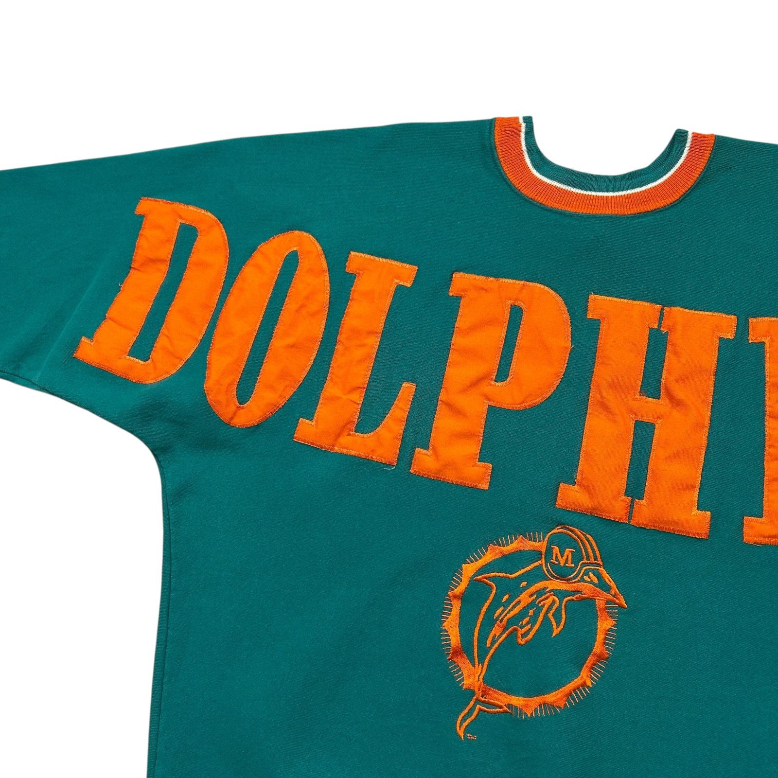 NFL VTG 90s NFL MIAMI DOLPHINS LEGENDS SPELL OUT SWEATSHIRT Size US XL / EU 56 / 4 - 3 Thumbnail