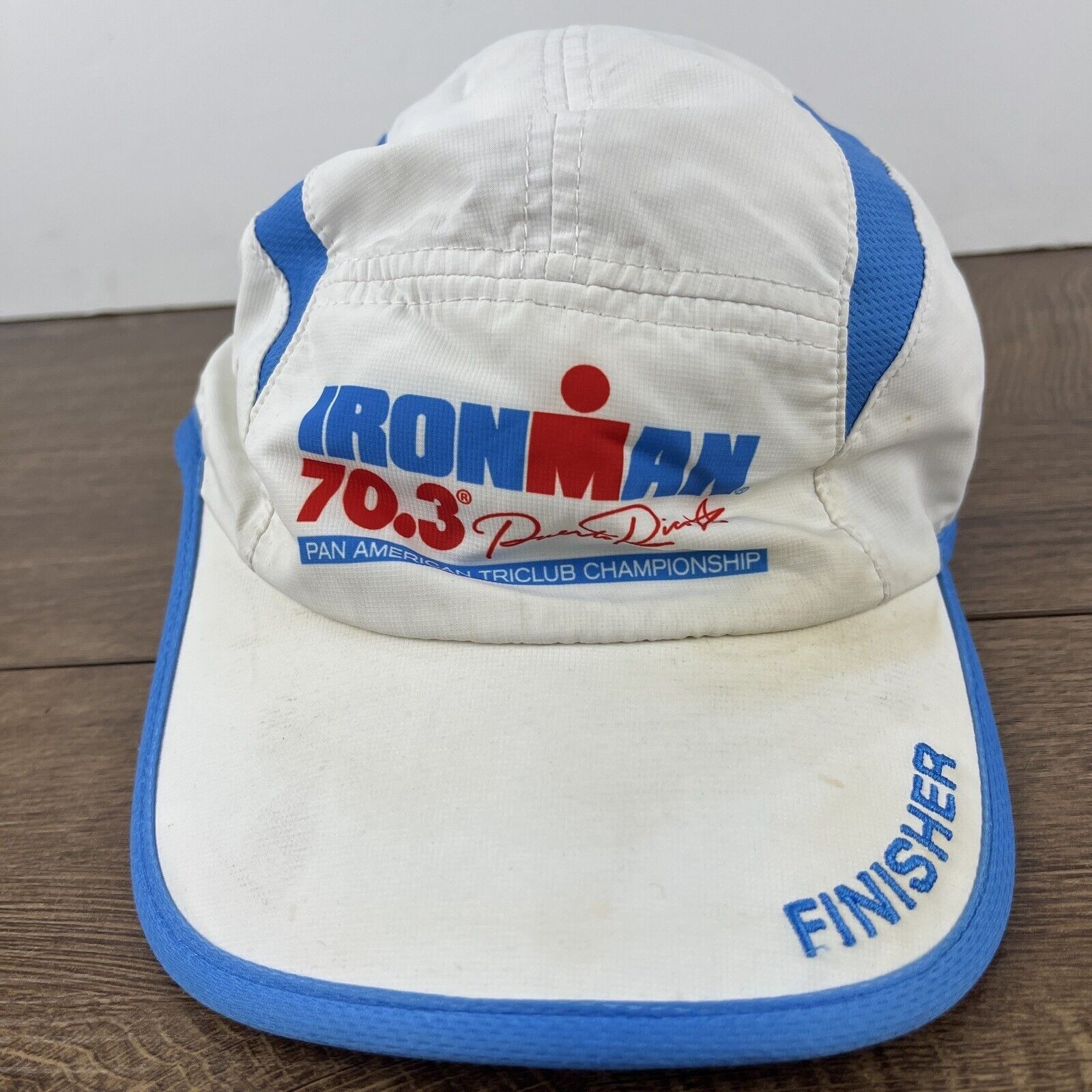 Other Iron Man Hat 70.3 Finisher Pan American White Hat Adjustable Size ONE SIZE - 4 Thumbnail