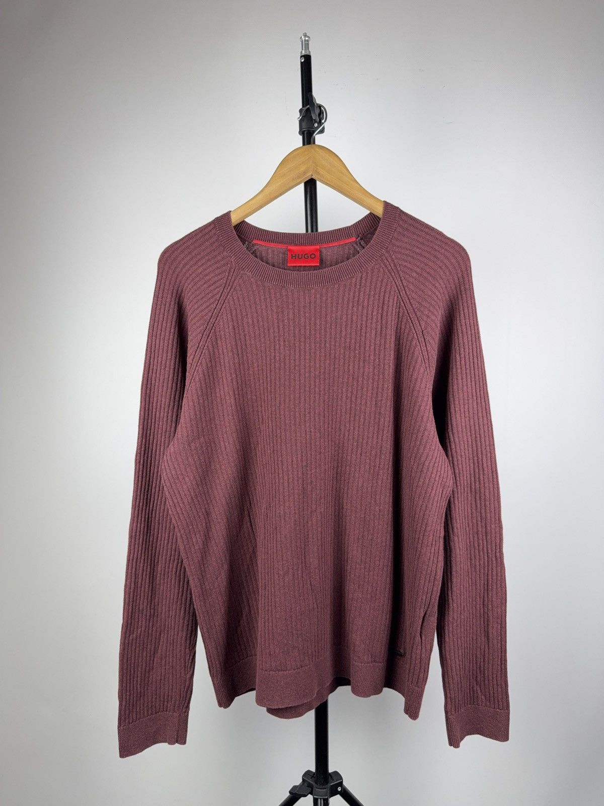 Hugo Luxury Designer 00s HUGO Retro style Sweater Size US L / EU 52-54 / 3 - 1 Thumbnail