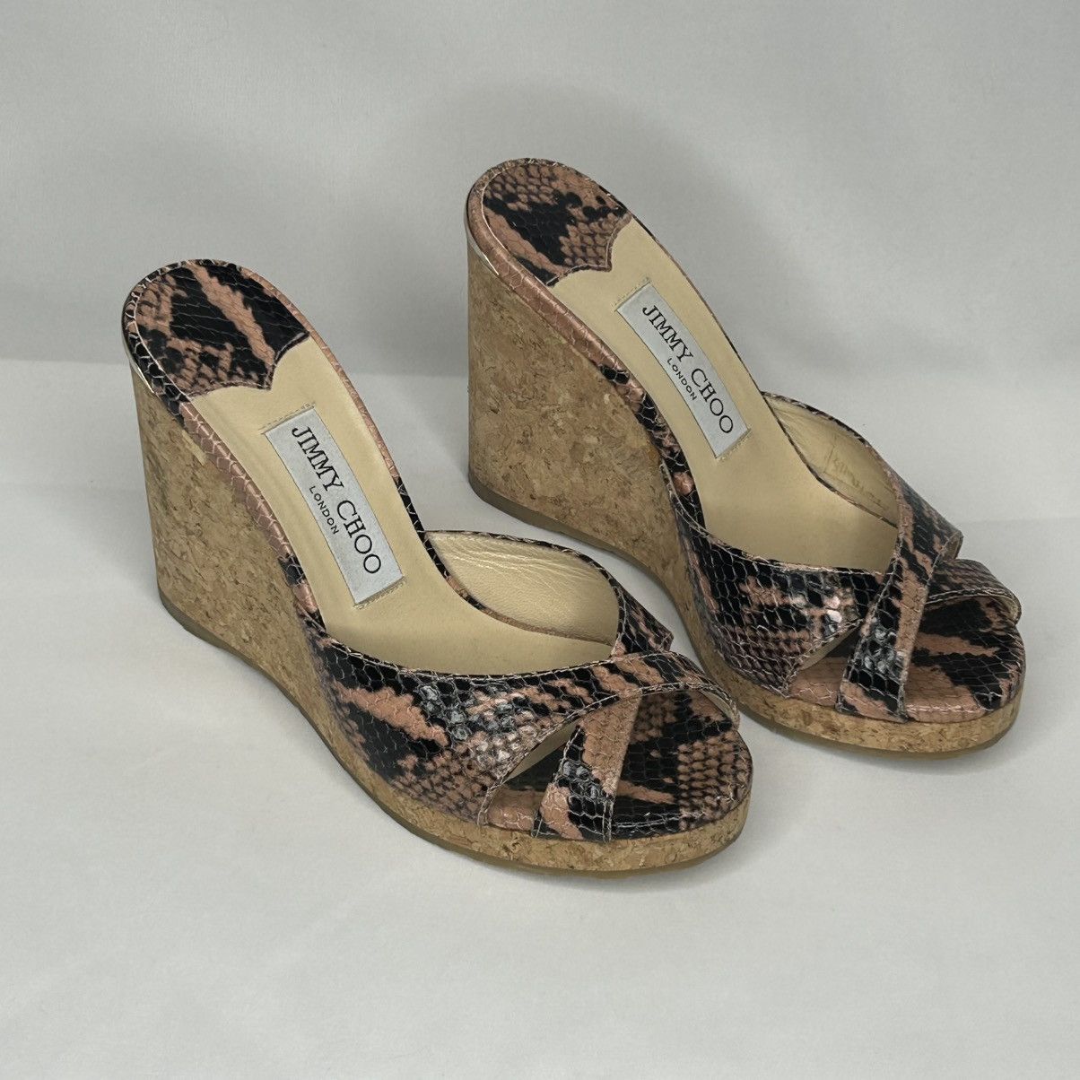 Jimmy Choo Silver Nappa Leather Daisy Sandals | Grailed