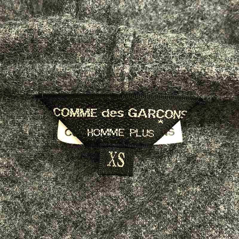 Comme des Garcons Homme Plus Hoodie Docking Wool Pullover Size US XS / EU 42 / 0 - 5 Thumbnail