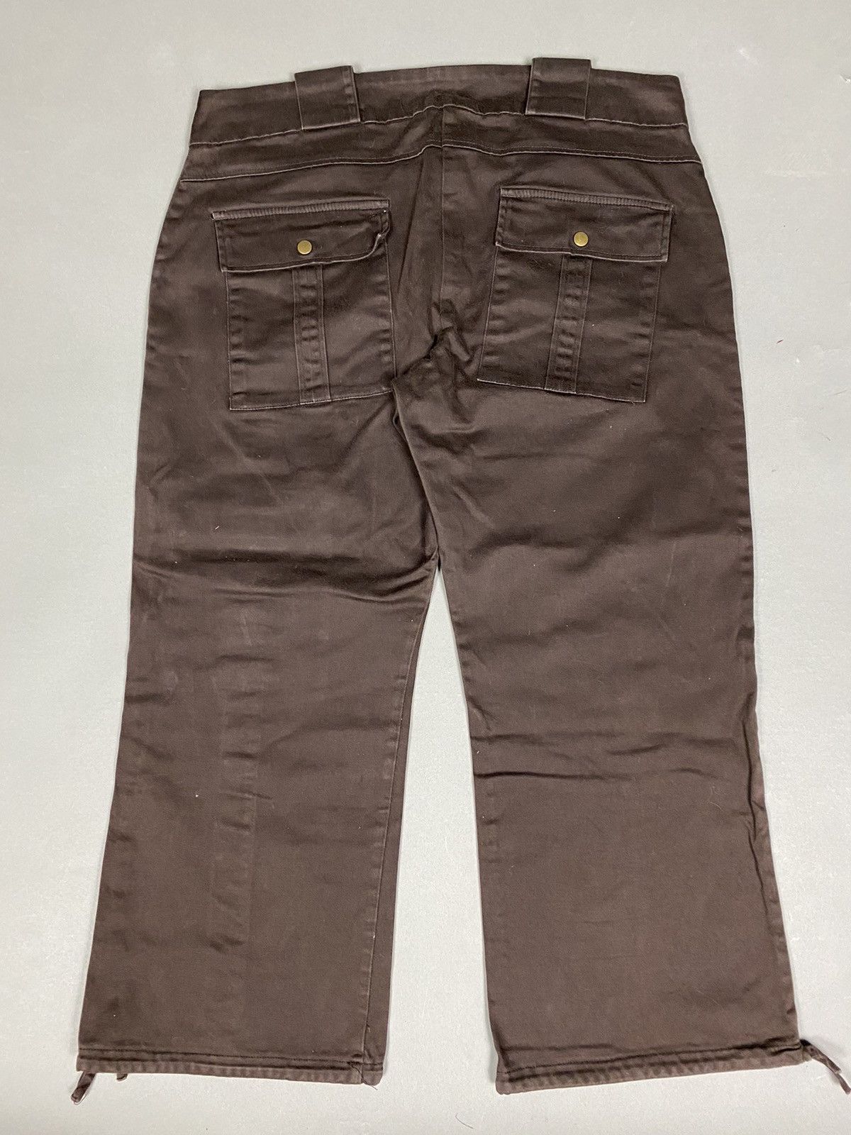 Vintage Vintage strap bondage strap cargo cropped pants Size 27" / US 4 / IT 40 - 2 Thumbnail