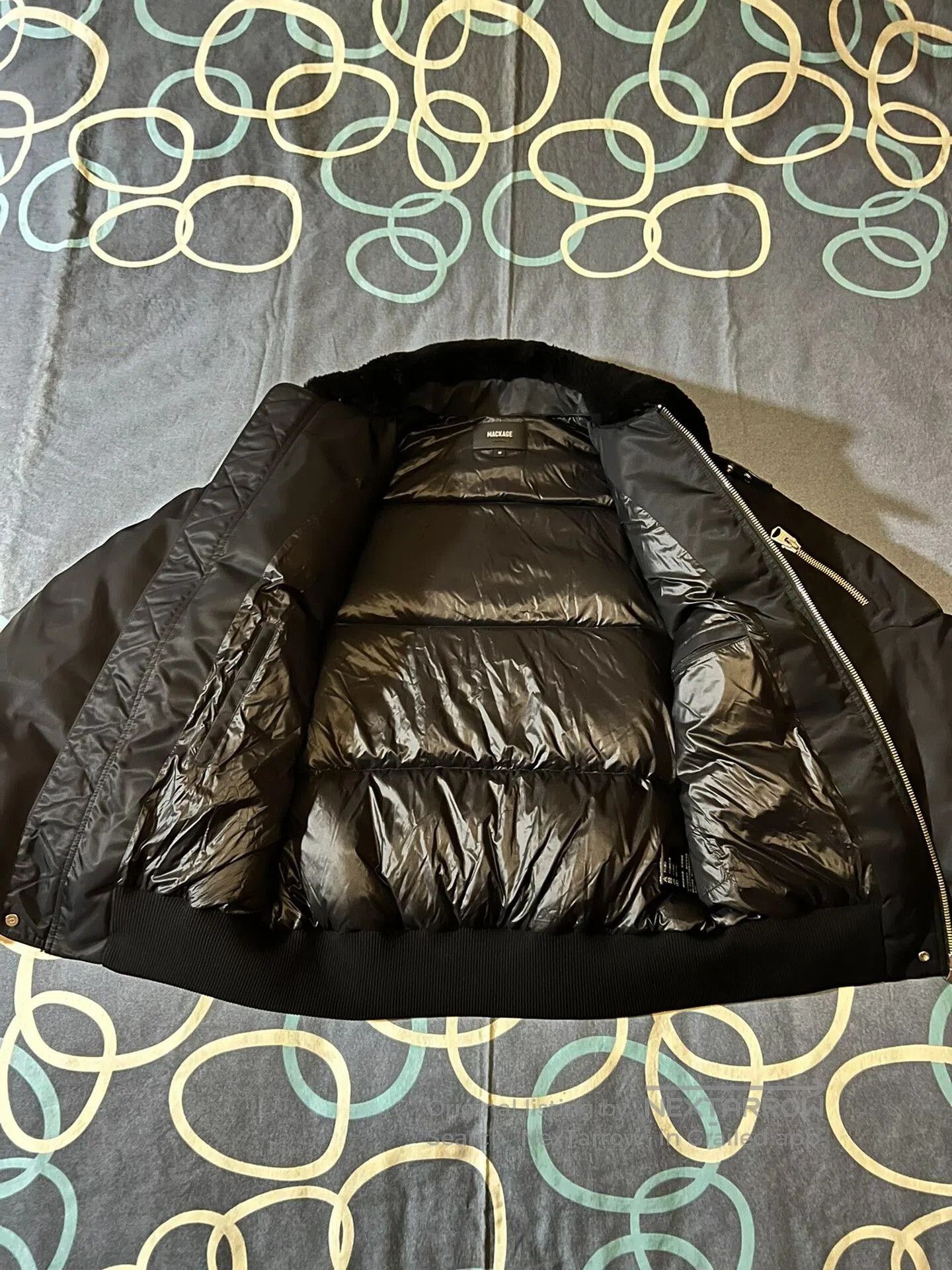 Mackage mackage francis bomber jacket with shearling collar. Size US M / EU 48-50 / 2 - 5 Thumbnail
