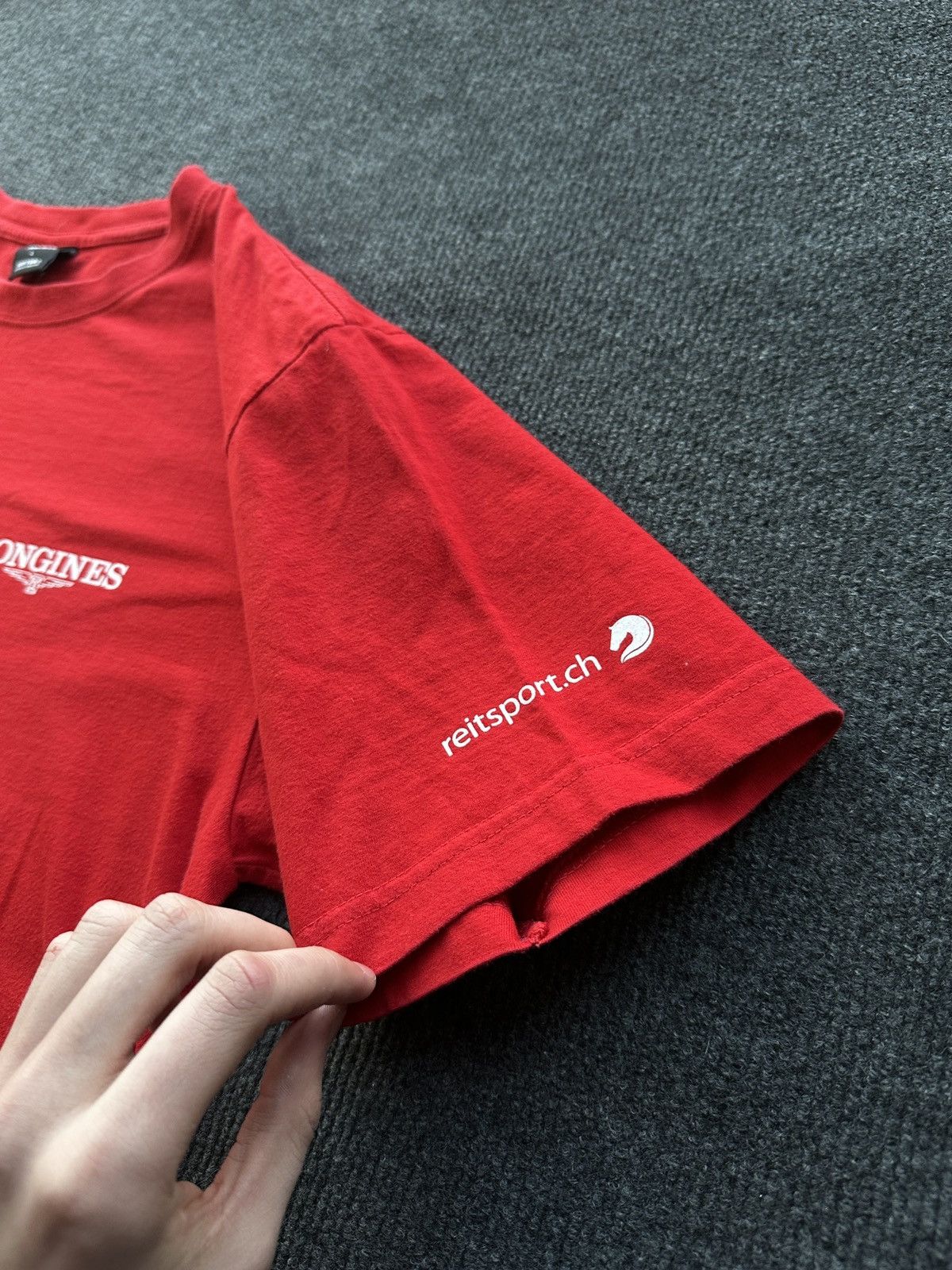 Longines LONGINES 🚨 LUXURY WATCH MEN TEE REITSPORT.CH LOGO Size US L / EU 52-54 / 3 - 11 Thumbnail