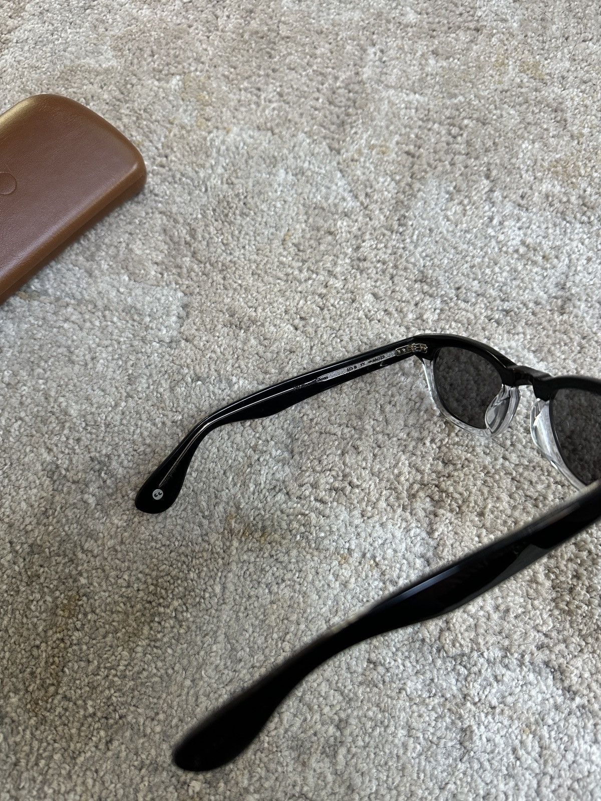 Garrett Leight Lo-B Sun Yin and Yang Sunglasses Size ONE SIZE - 7 Thumbnail
