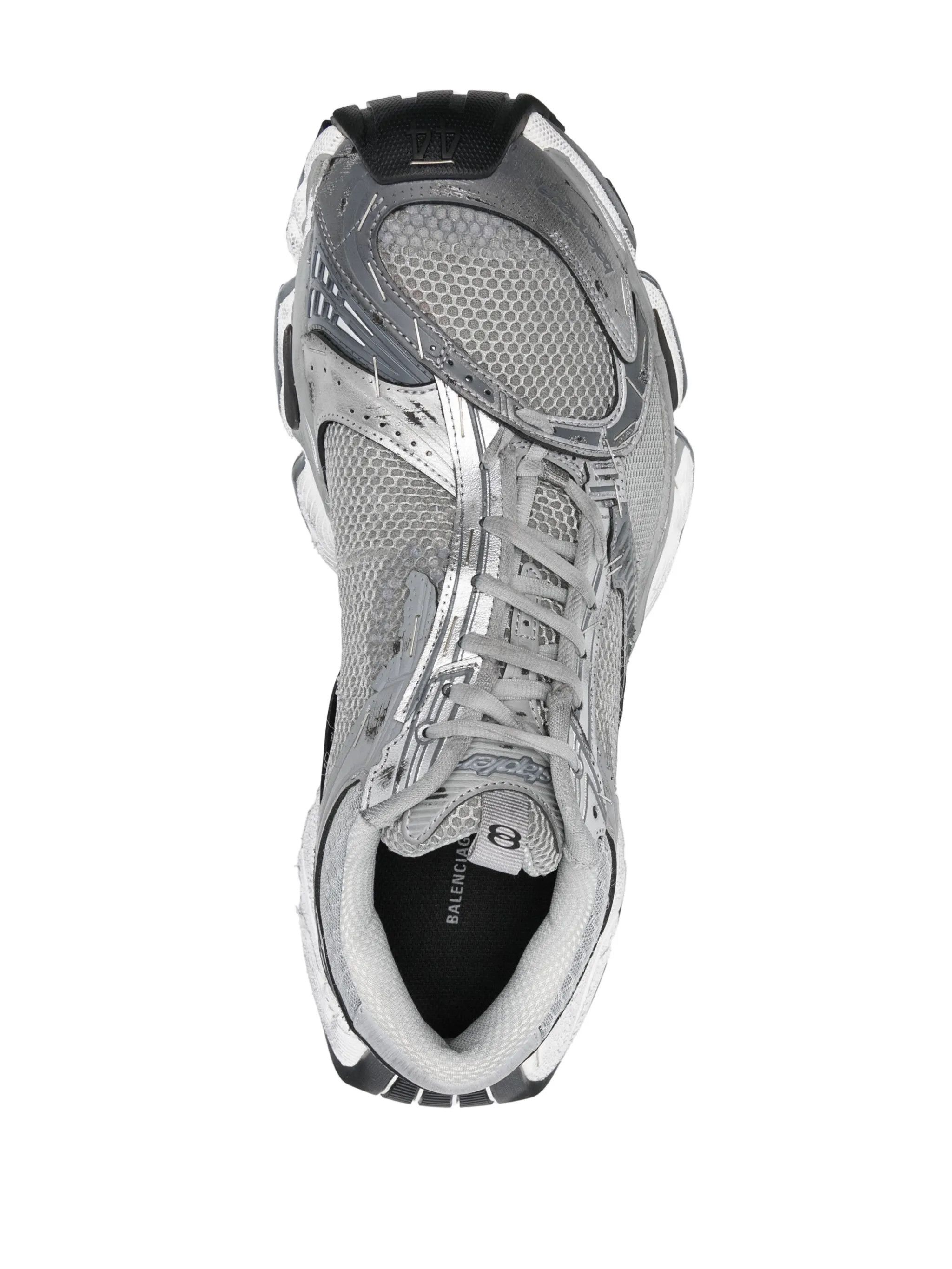 Balenciaga o1tko10426 Stapler Sneakers in Silver Size US 7 / EU 40 - 3 Thumbnail
