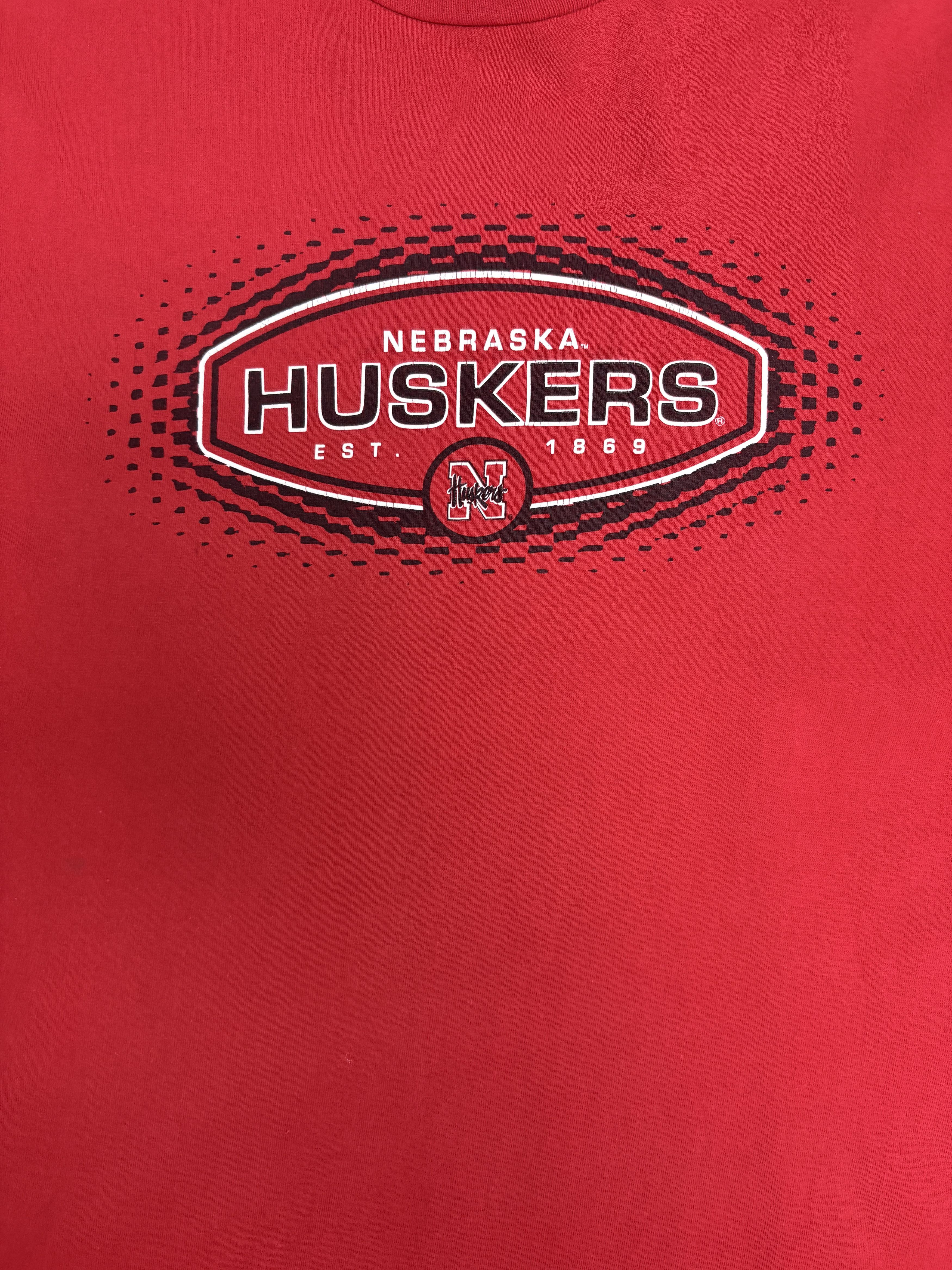Vintage Nebraska Cornhuskers Est. 1869 Vintage Red T-Shirt Tee Size US XL / EU 56 / 4 - 2 Thumbnail