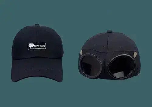 Electric Visual Adjustable Aviator Hat with Glasses Bonnet Summer Size ONE SIZE - 1 Thumbnail