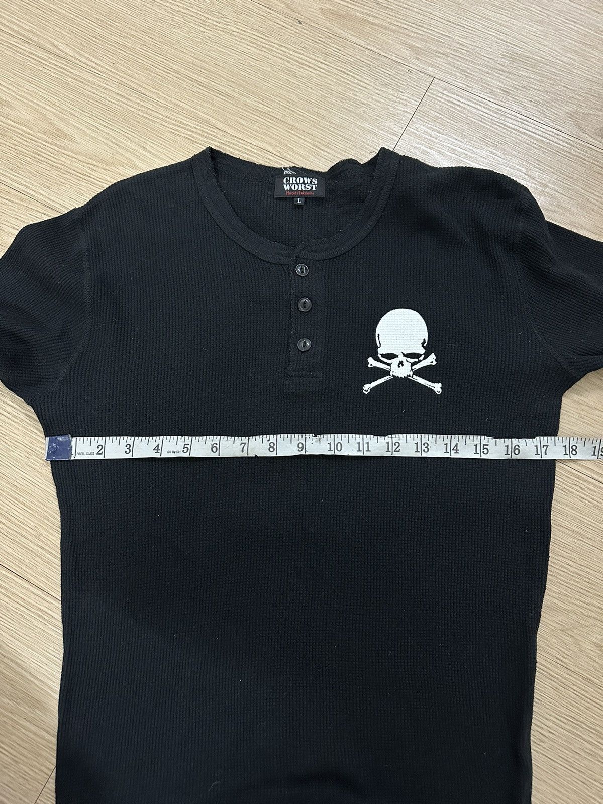 Japanese Brand × Seditionaries Rare Crows x WORST T.F.O.A Hiroshi Takahashi Waffle L/S Tee Size US XL / EU 56 / 4 - 11 Thumbnail