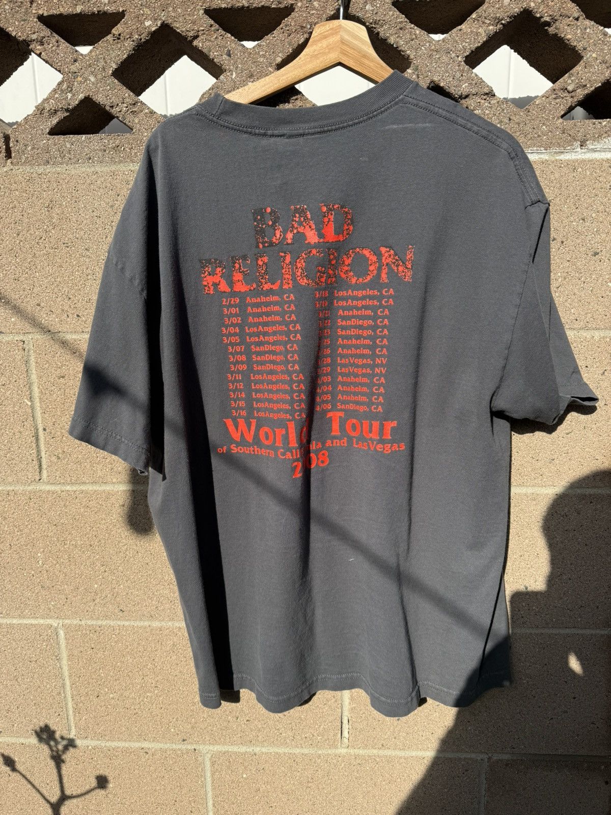 Vintage Bad Religion Tee Size US XL / EU 56 / 4 - 2 Thumbnail