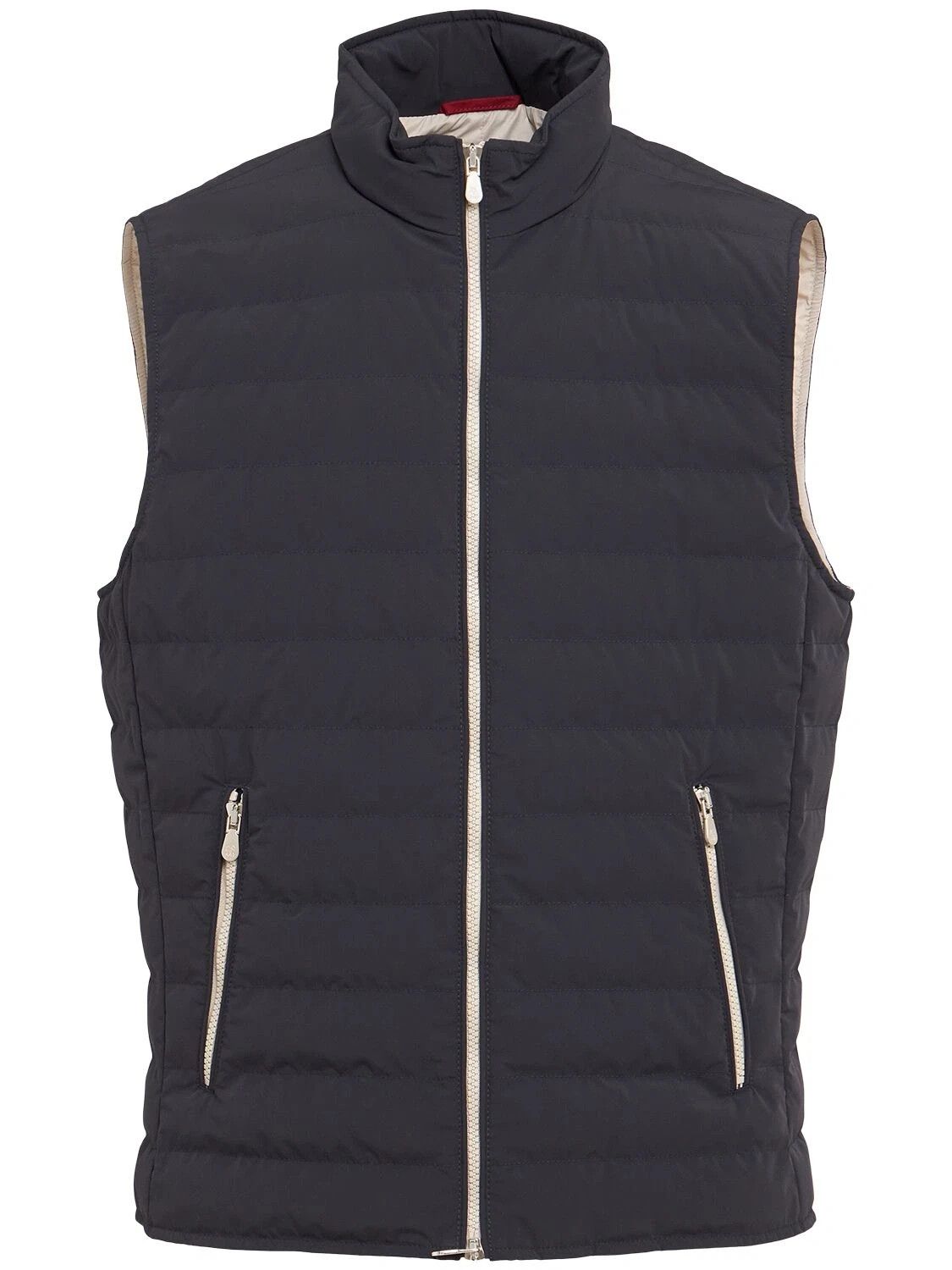 Brunello Cucinelli BRUNELLO CUCINELLI $2650 Navy Down Vest New & Authentic Size US L / EU 52-54 / 3 - 1 Thumbnail