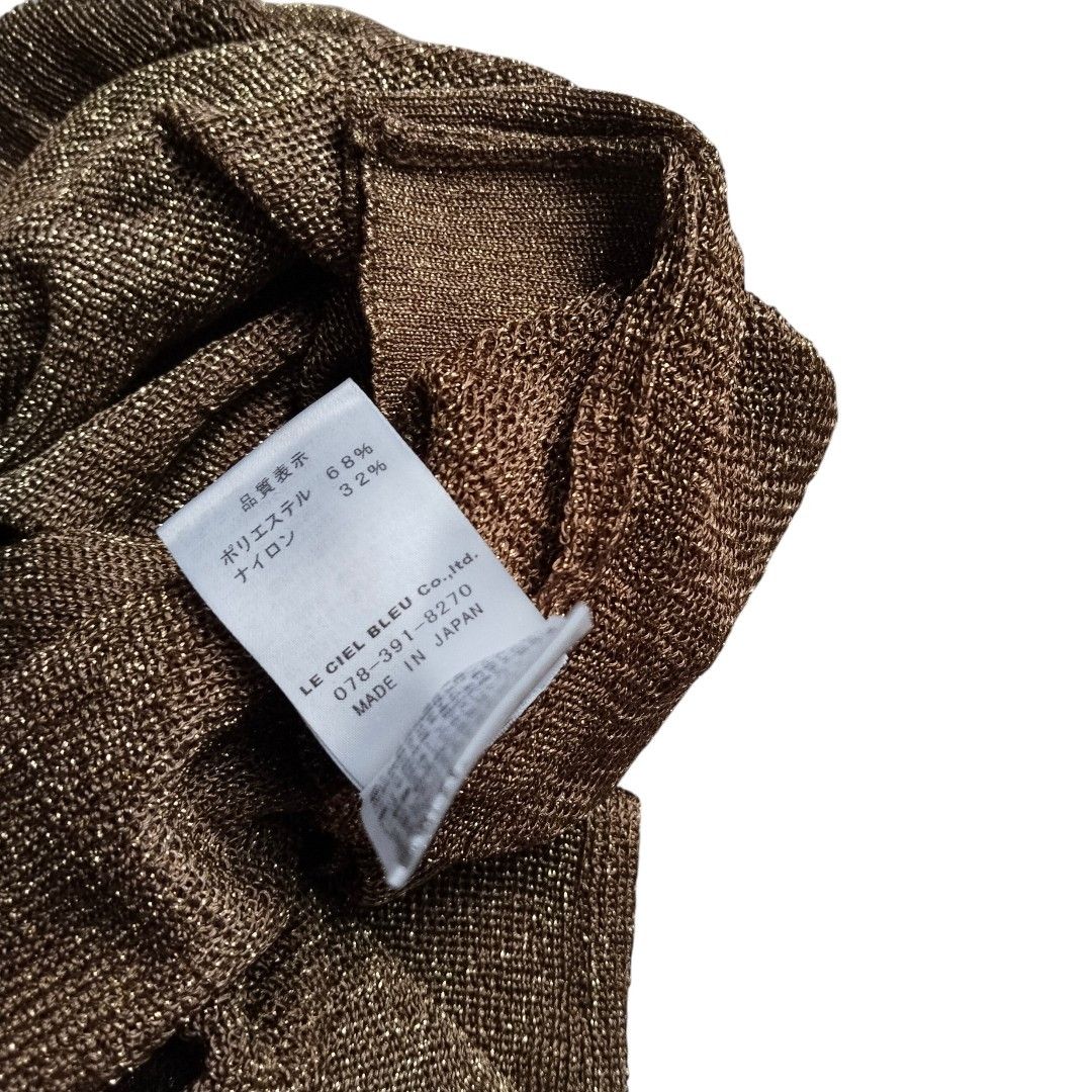 Le Grande Bleu (L.G.B.) Enchantment..? Vneck Glitter knitt tshirt Size US S / EU 44-46 / 1 - 5 Thumbnail