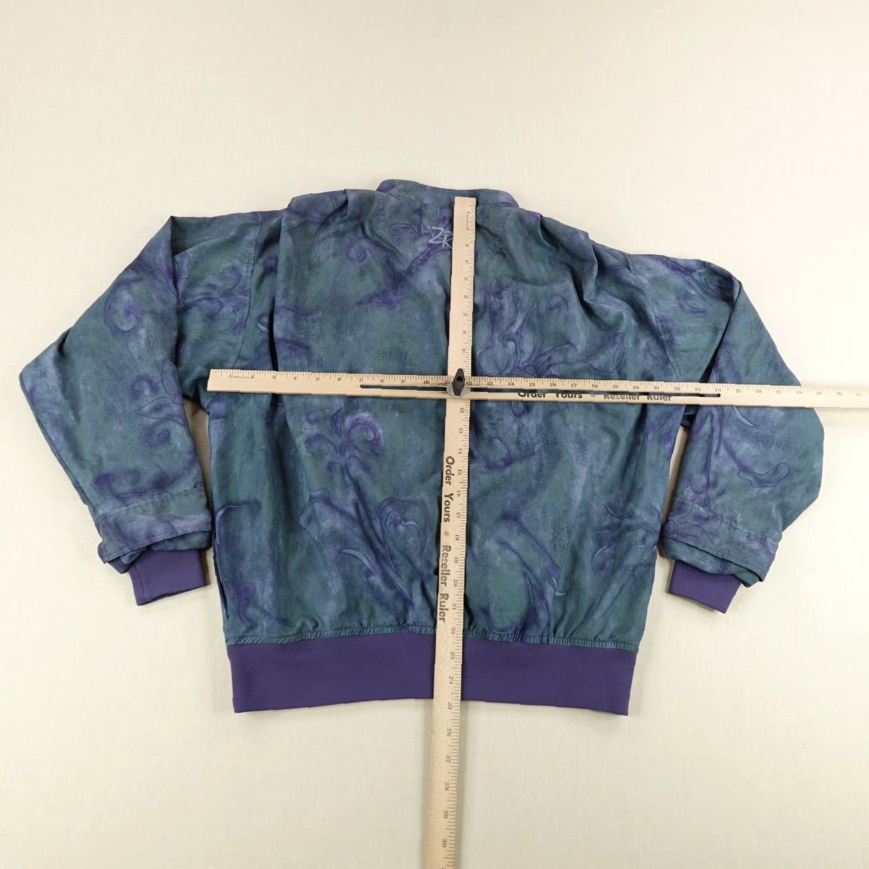 Vintage VINTAGE Zero Restriction Jacket Womens Small Tie Dye Windbreaker Wind Shirt Golf Size S / US 4 / IT 40 - 5 Thumbnail