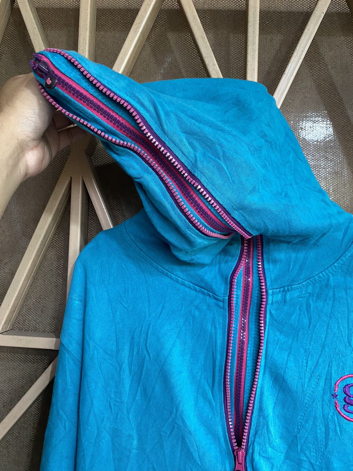 If Six Was Nine × Japanese Brand × Le Grande Bleu (L.G.B.) 🖤BLACKDAY🖤Groovergrand japanese hoodie double fullzipper Size US L / EU 52-54 / 3 - 5 Thumbnail