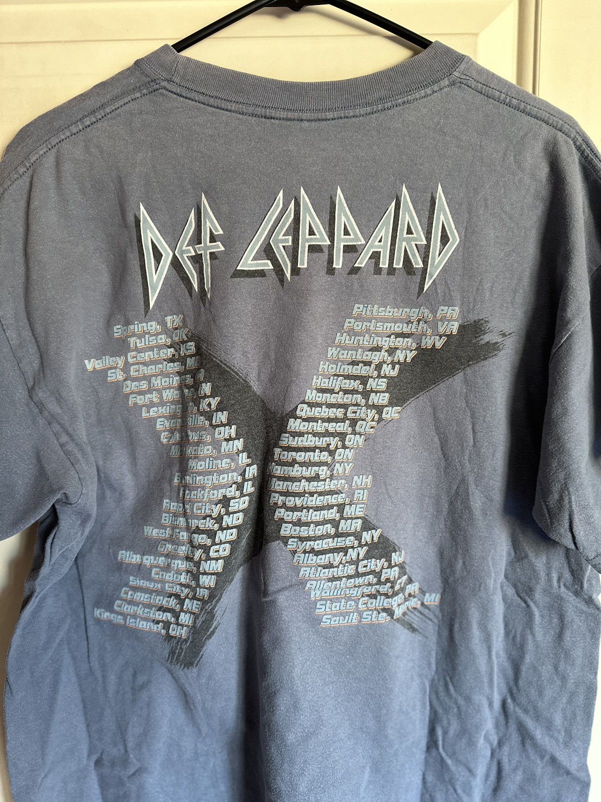 Band Tees × Vintage Def Leppard 2003 Tour T-Shirt Size US L / EU 52-54 / 3 - 5 Thumbnail