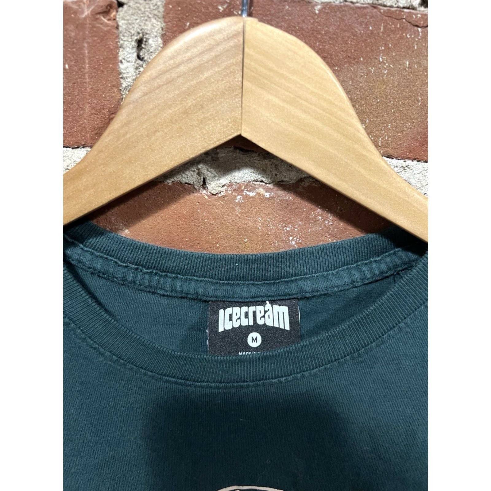 Vintage Ice Cream T-Shirt Womens Green Short Sleeve Size M Ice Cream Y2K Womens Green Short Sleeve Graphic T-shirt Size Medium Size M / US 6-8 / IT 42-44 - 3 Thumbnail