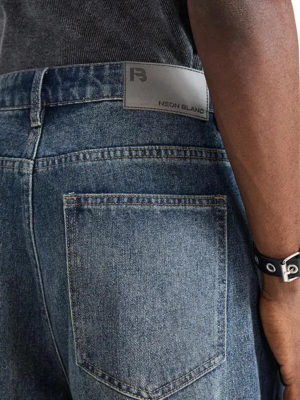Japanese Brand Hayama x Kida Wide Leg Y2k Shorts Jorts Denim Size US 34 / EU 50 - 6 Thumbnail